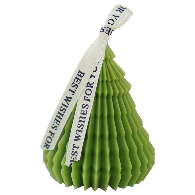 candle xmas green tree