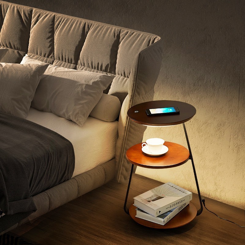 Lights Side Table Brown