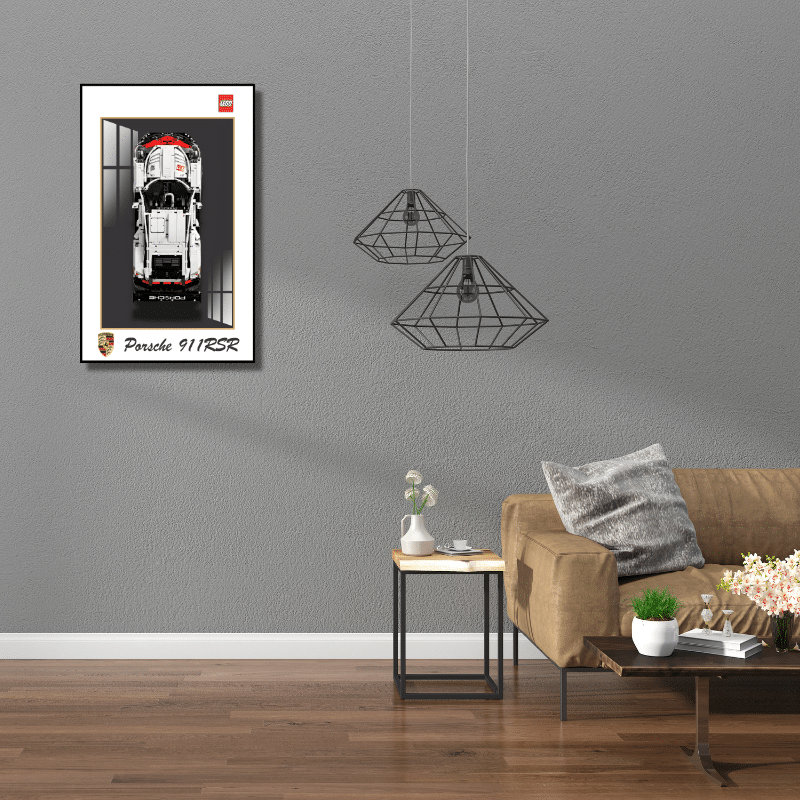 Porsche Lego With LED Display