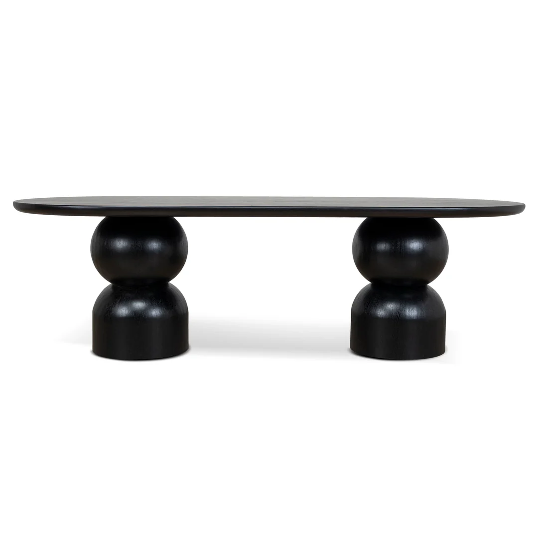 CDT10403-CN 2.5m Dining Table – Full Black