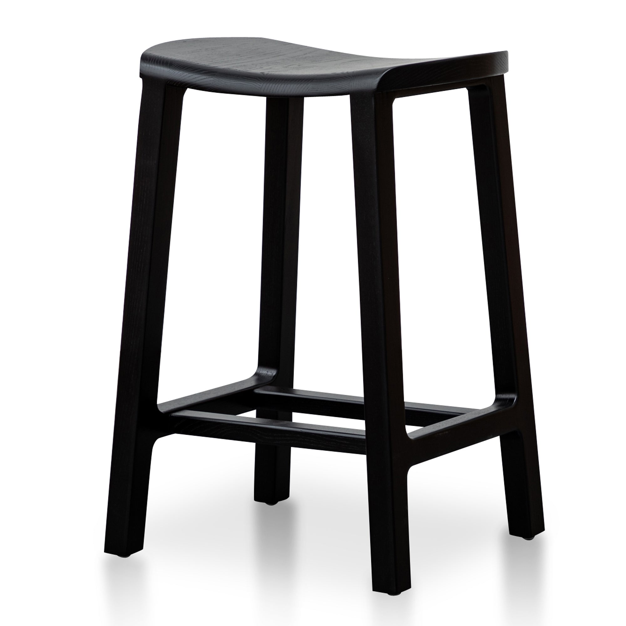Wooden Bar Stool – Black