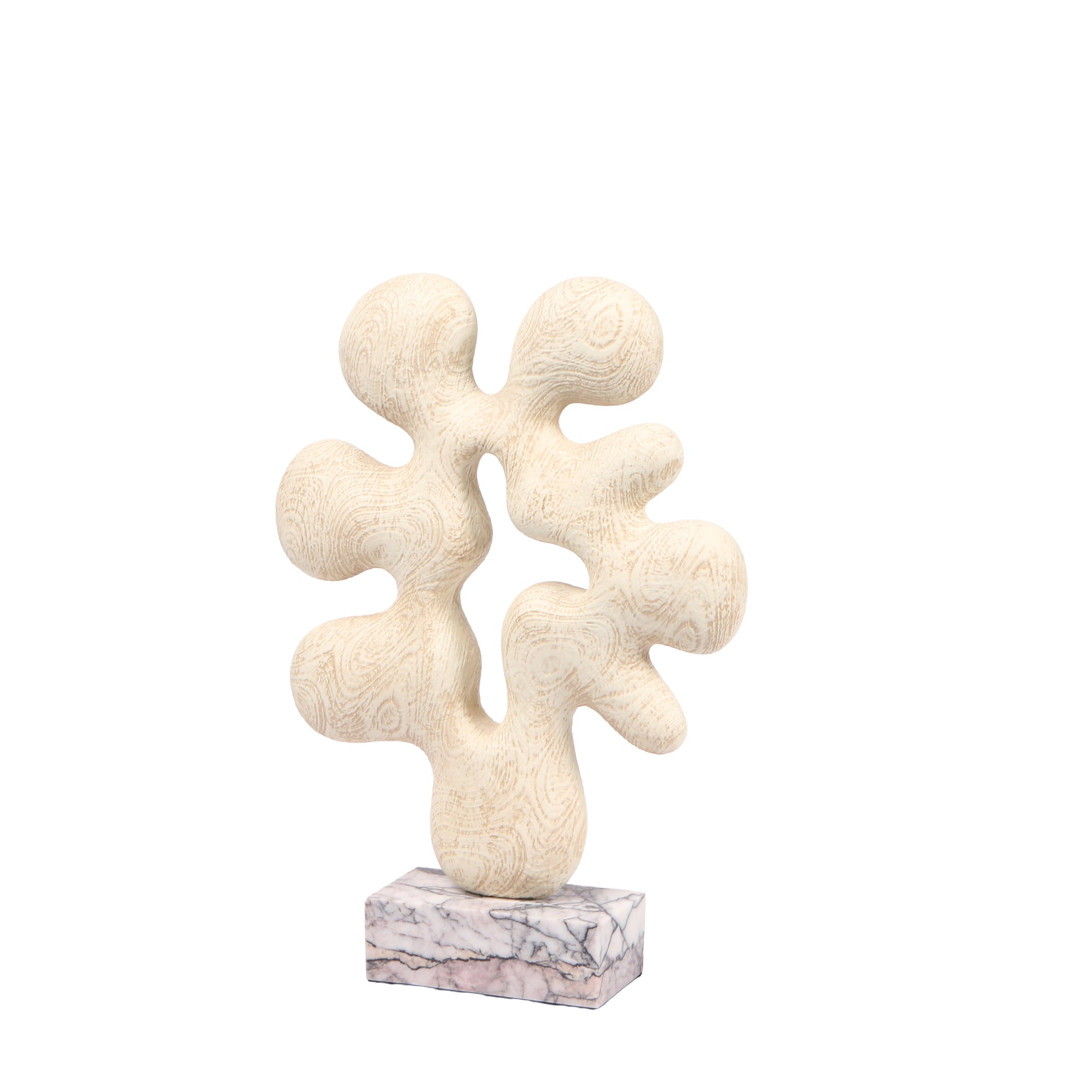 Organic Desktop Sculpture – Beige