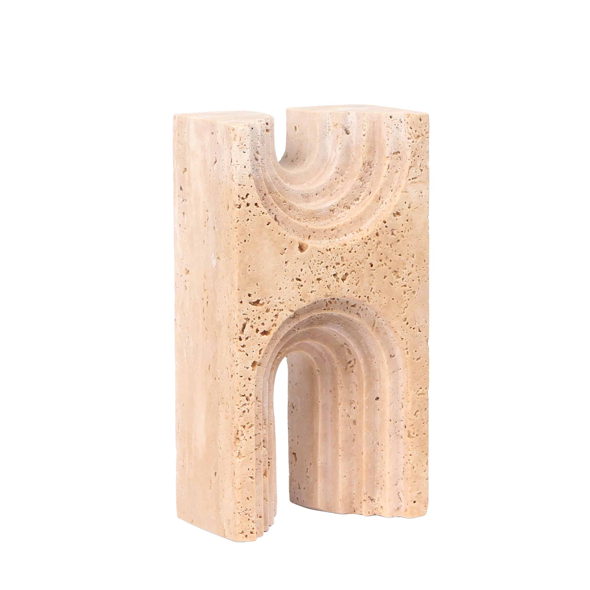 Carved Marble Sculpture – Beige