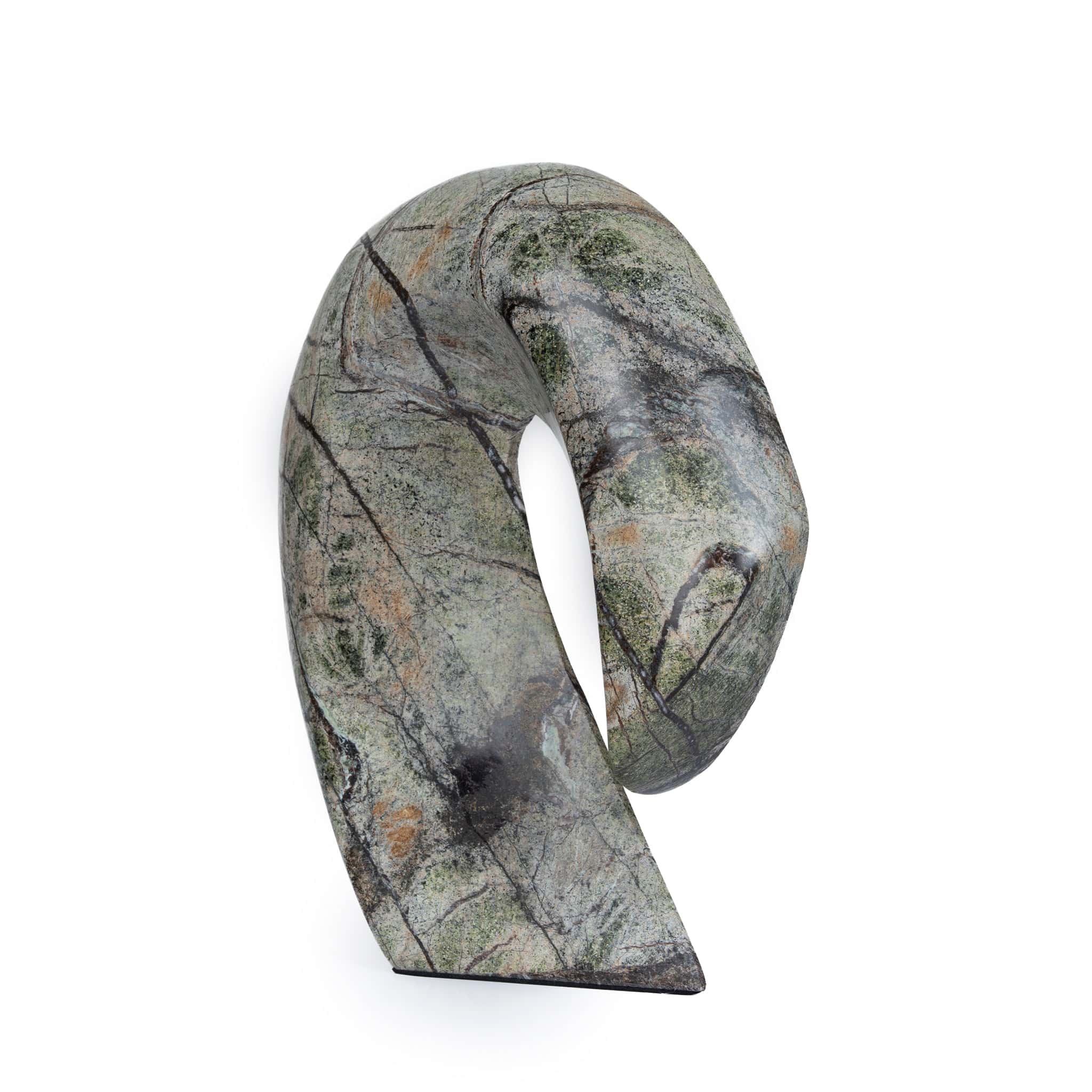 Art Design Gallery 20 Sea Waves Marble Sculpture – Green