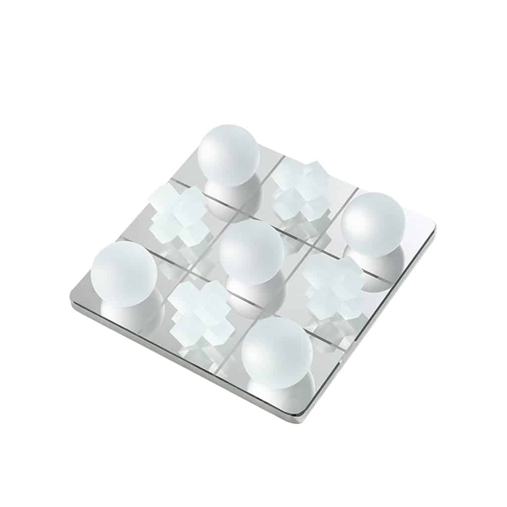 Square Crystal Tic Tac Toe
