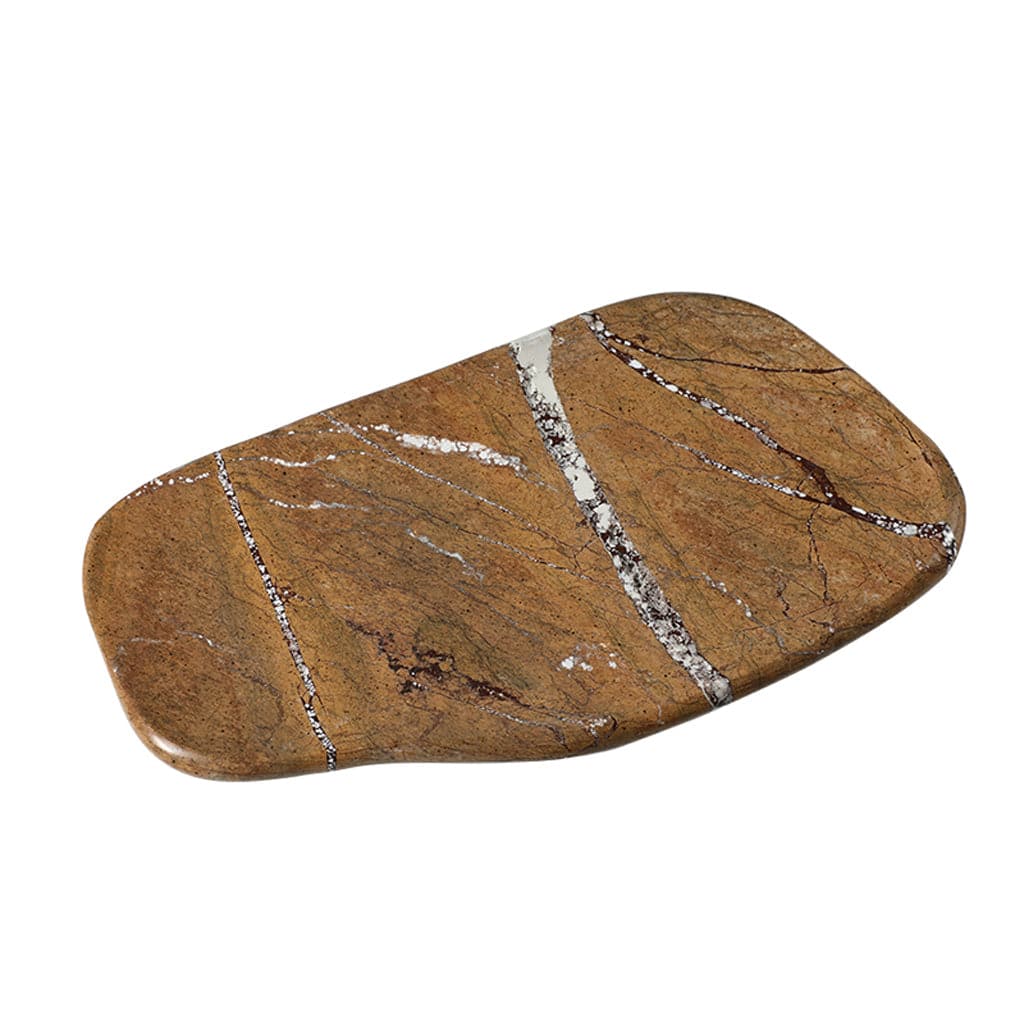 Simple Marble Plate – Coffee