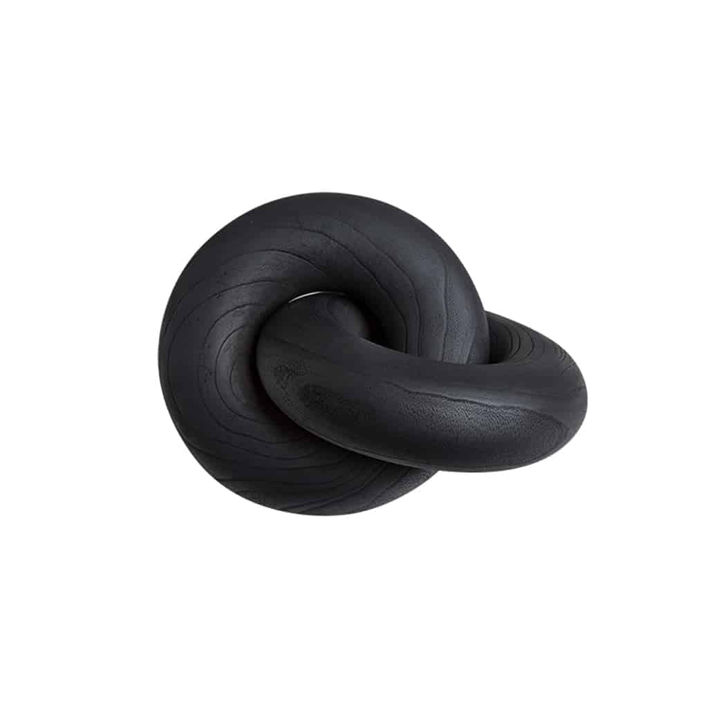 Two Ring Buckle Ornaments – Black