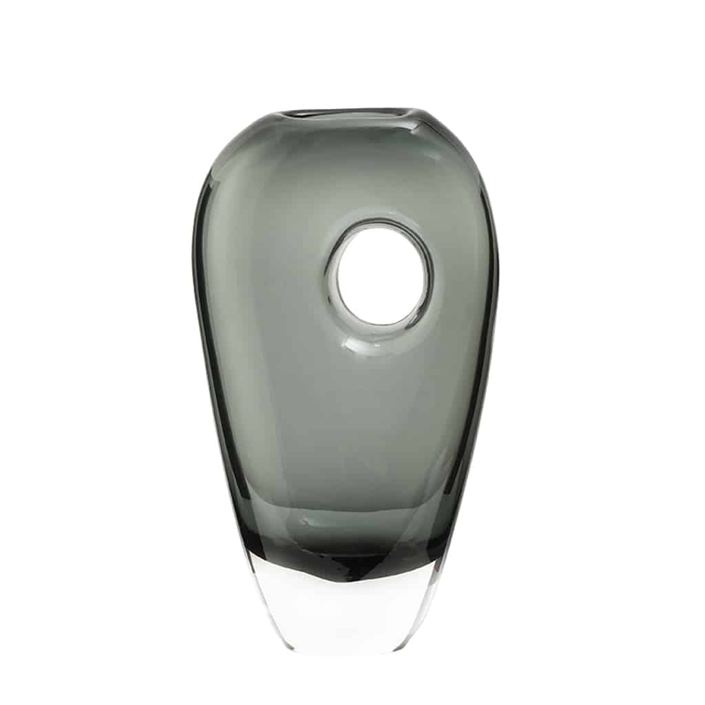 Medium Hole Vase A – Grey