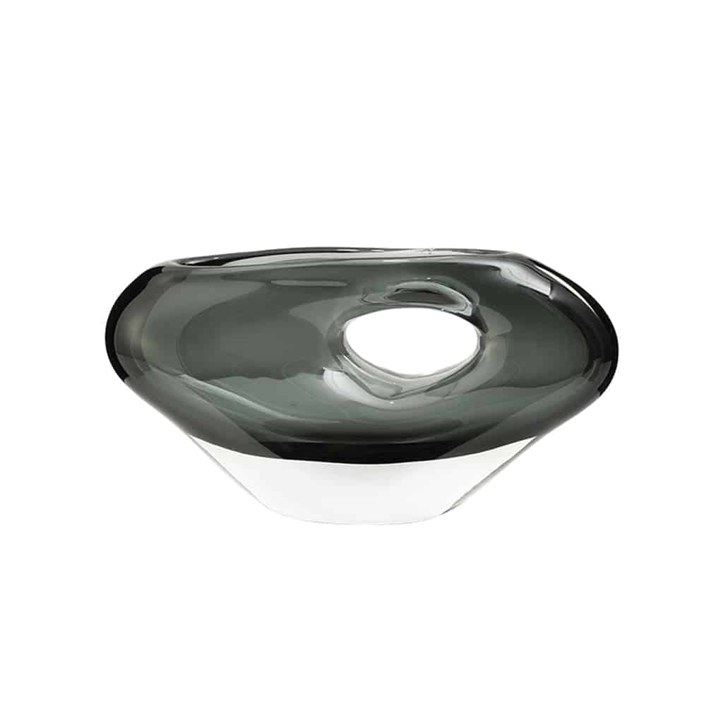 Medium Hole Vase B – Grey