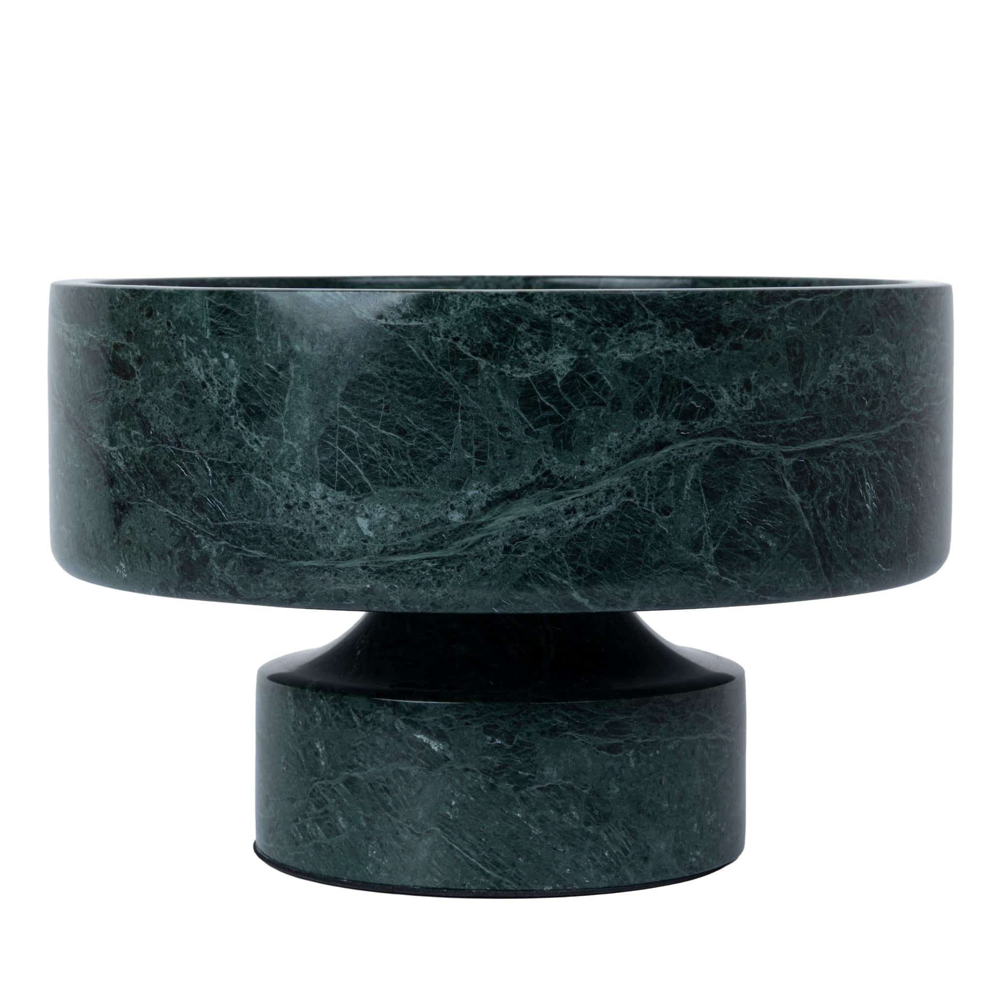Round Marble Tray – Green