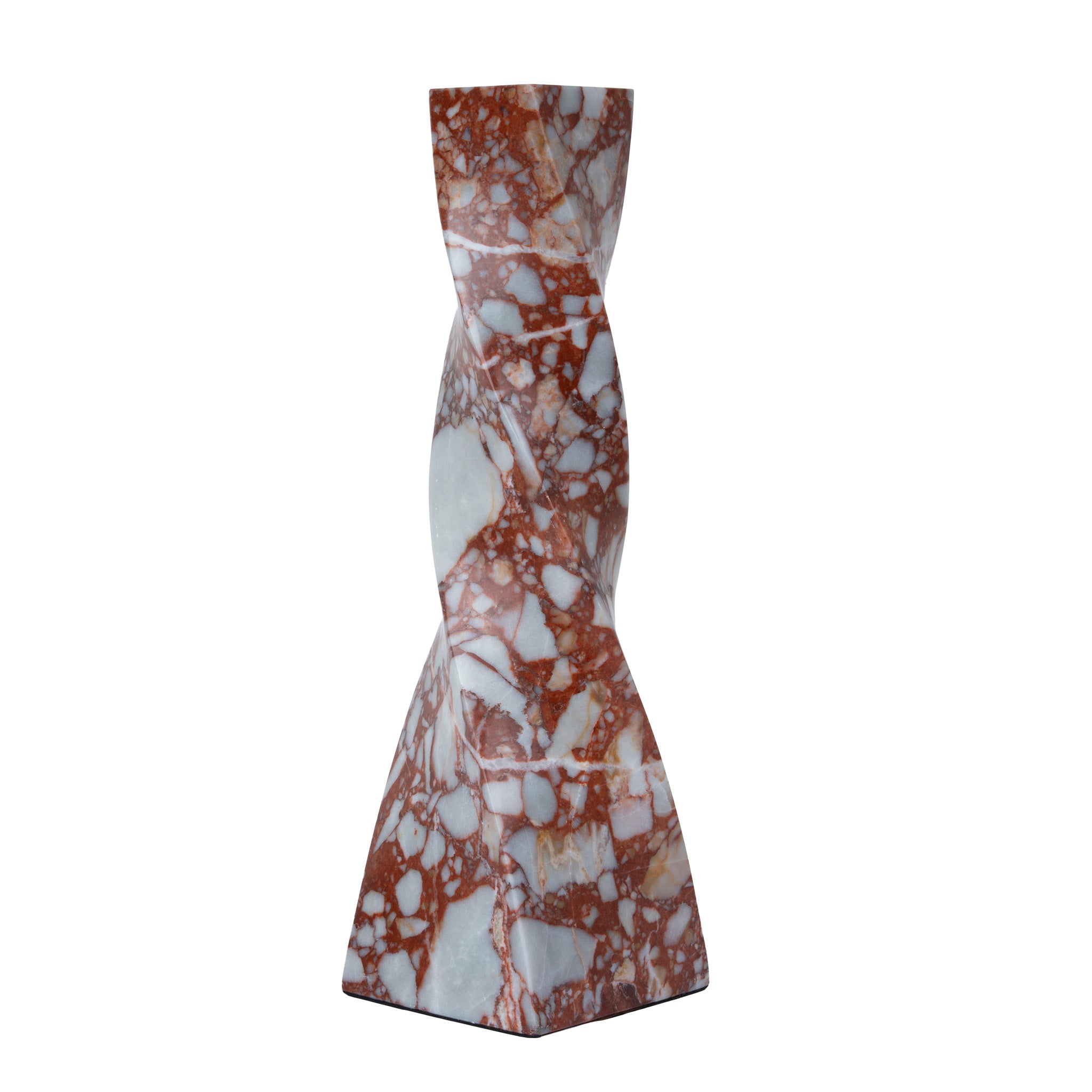 Spiral Marble Decor – Bulgari Red