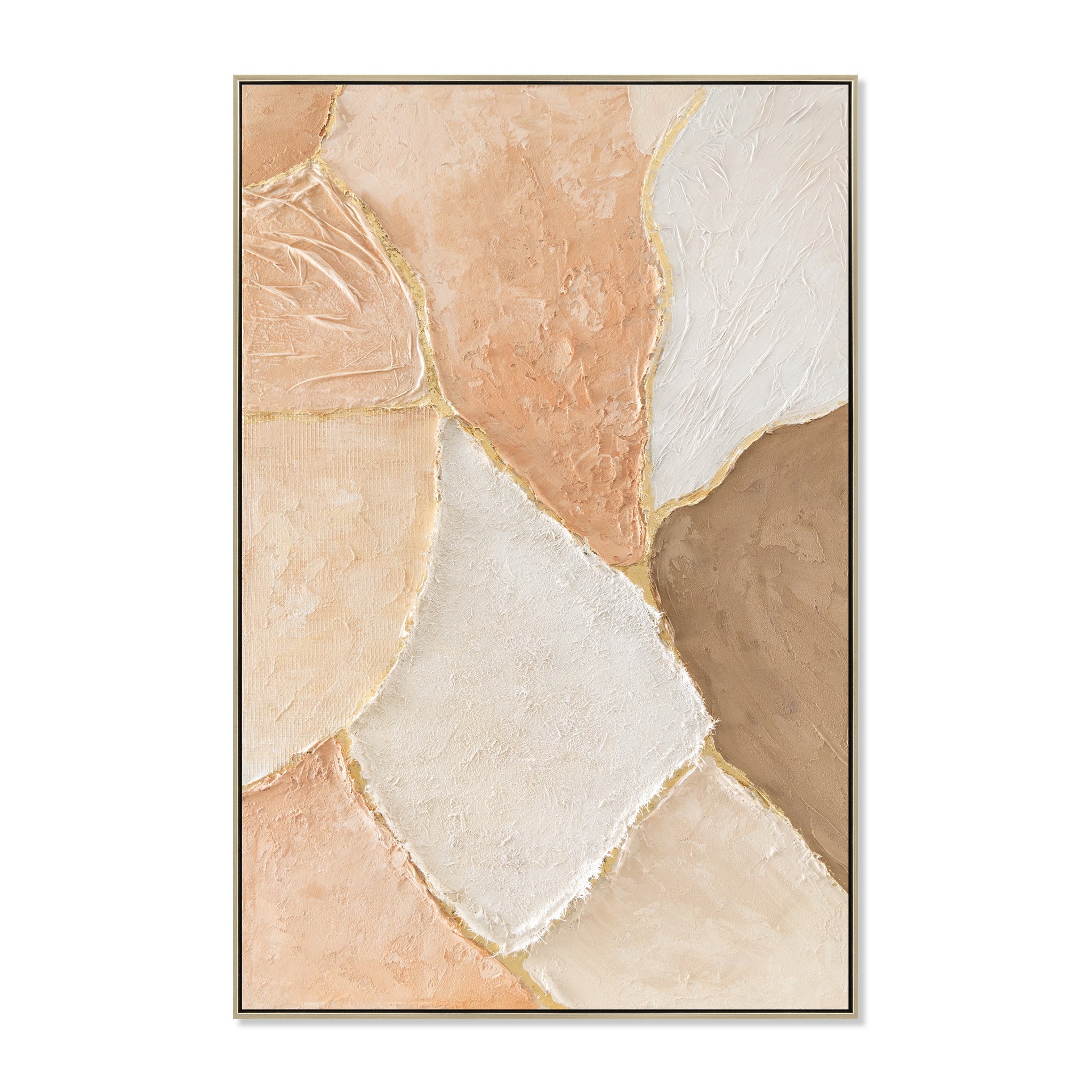 80 x 120cm Framed Canvas – Natural (Design 12186)