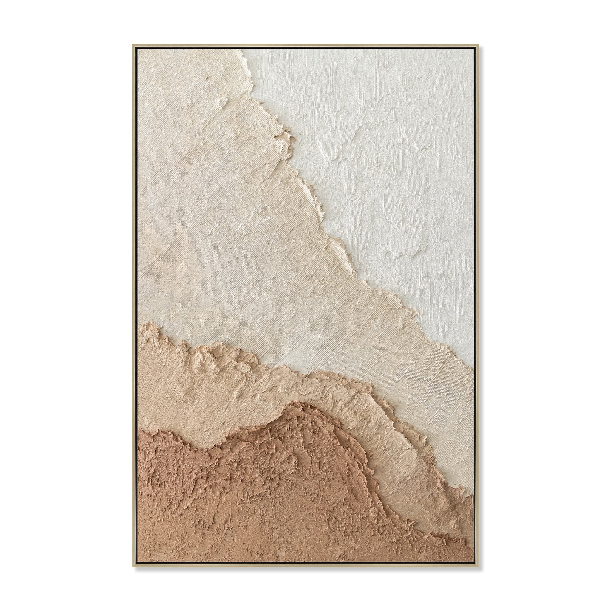 80 x 120cm Framed Canvas – Natural (Design 12194)