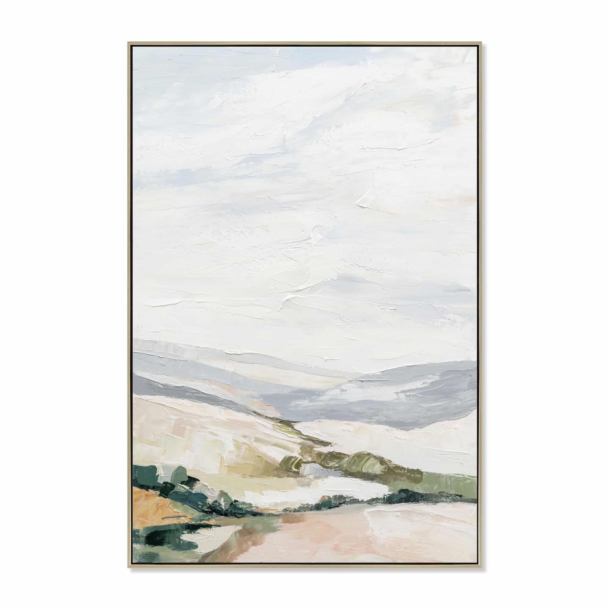80 x 120cm Framed Canvas – Natural (Design 12210)