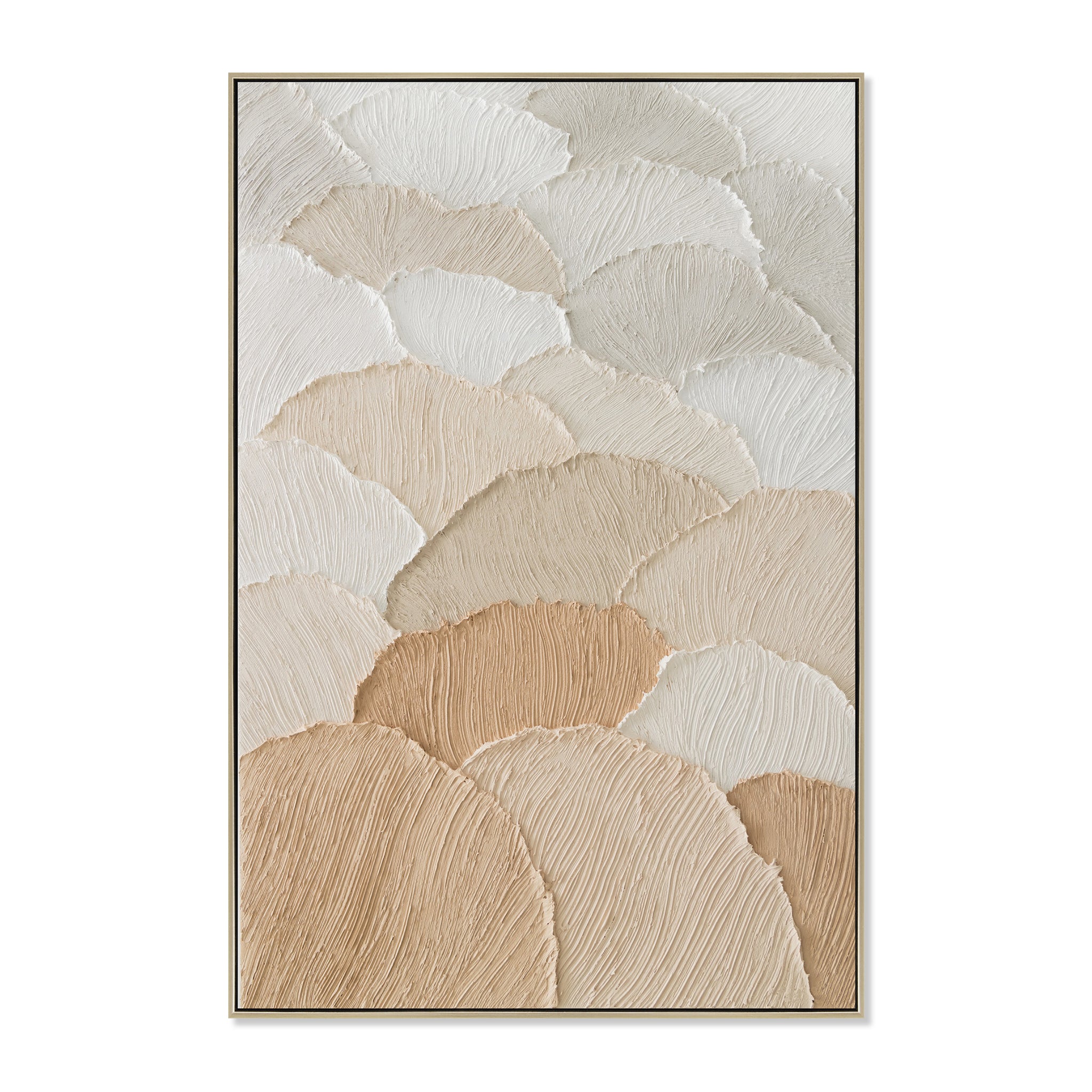 80 x 120cm Framed Canvas – Natural (Design 12213)