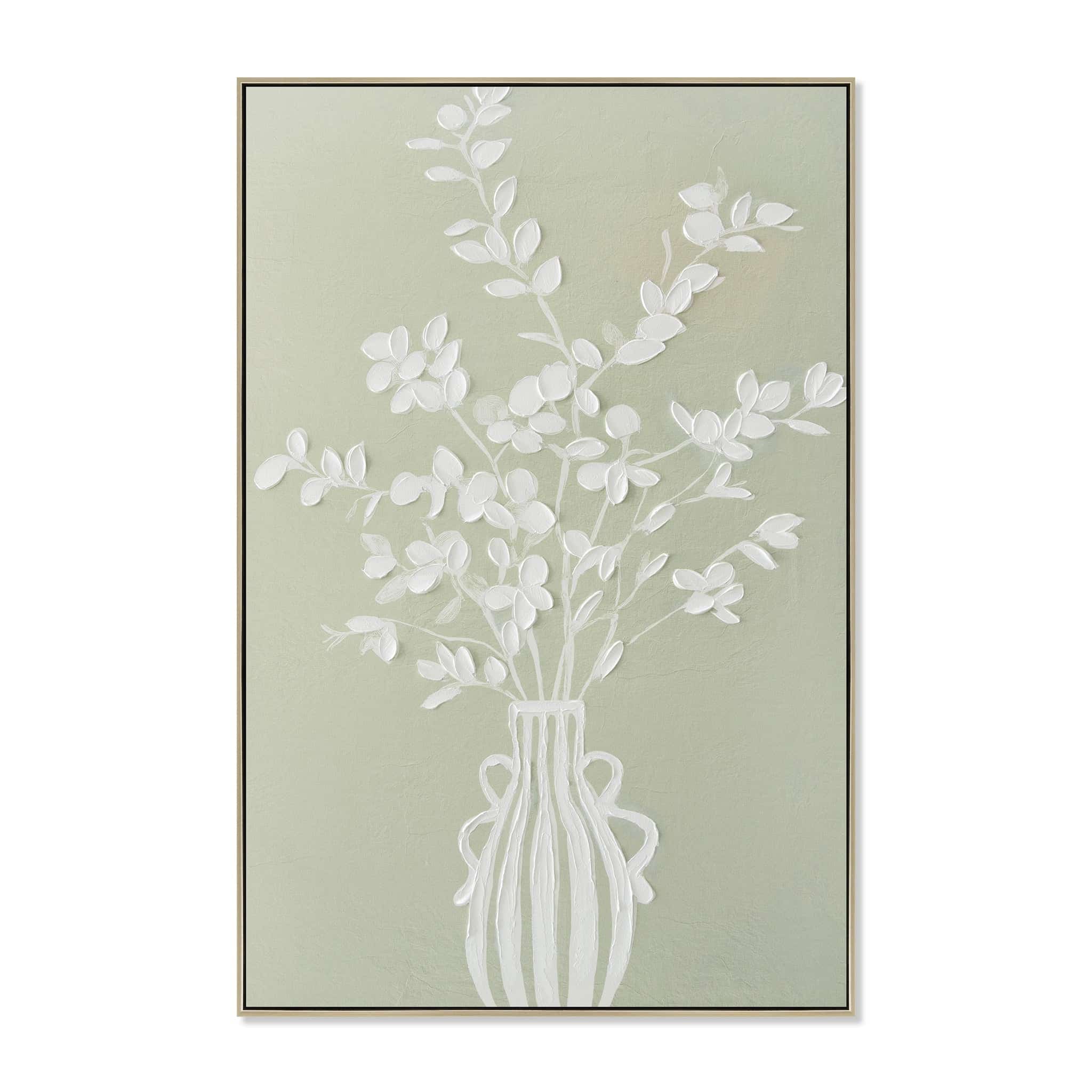 60 x 90cm Framed Canvas – Natural – CLO series