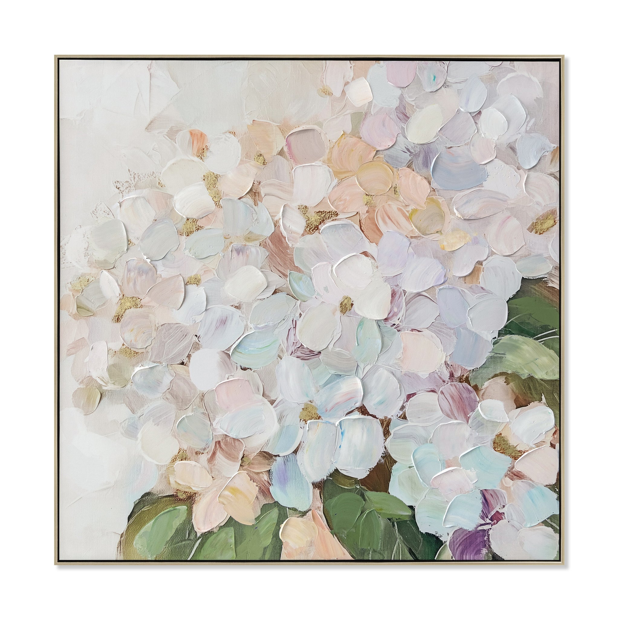 80 x 80cm Framed Canvas – Natural (82.5cm (W) x 3.5cm (D) x 82.5cm (H))