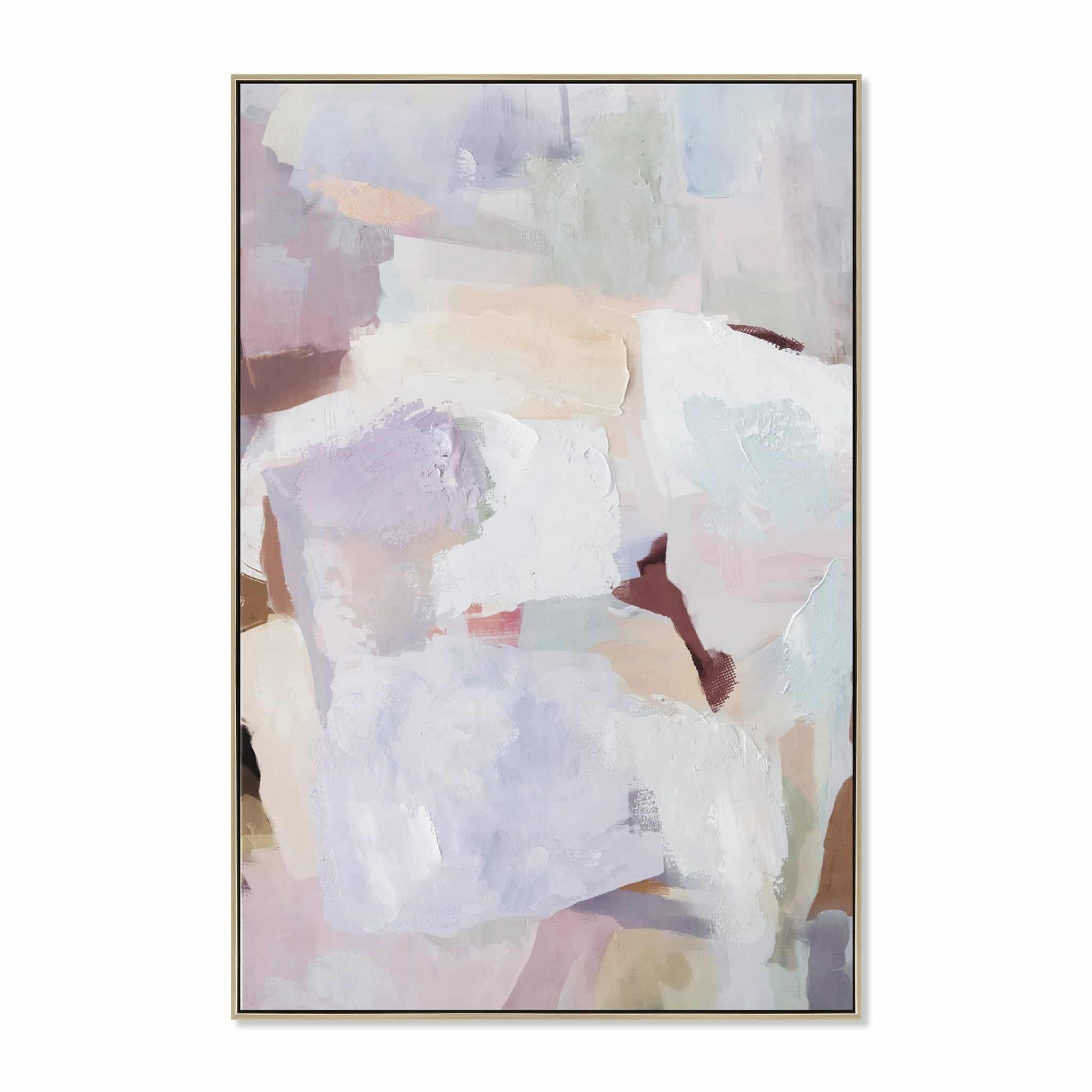 90 x 140cm Framed Canvas – Natural
