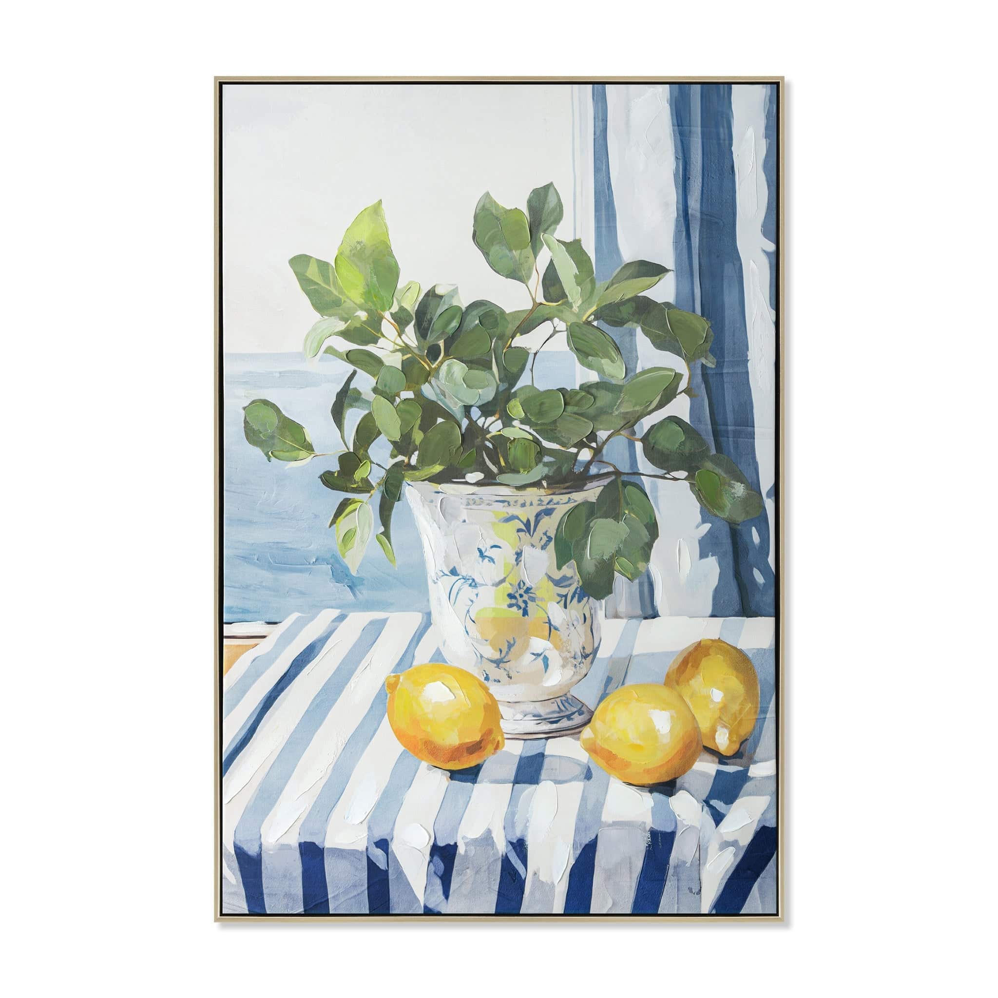 60 x 90cm Framed Canvas – Natural (62.5cm (W) x 3.5cm (D) x 92.5cm (H))