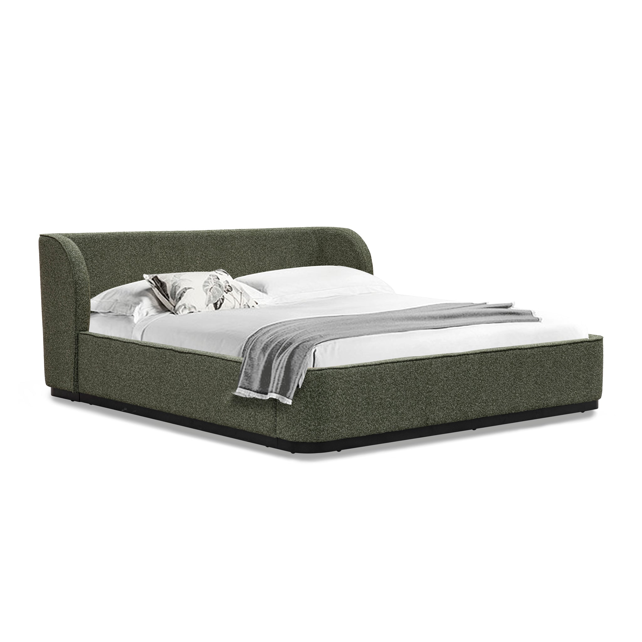 King Bed Frame – Hunter Green
