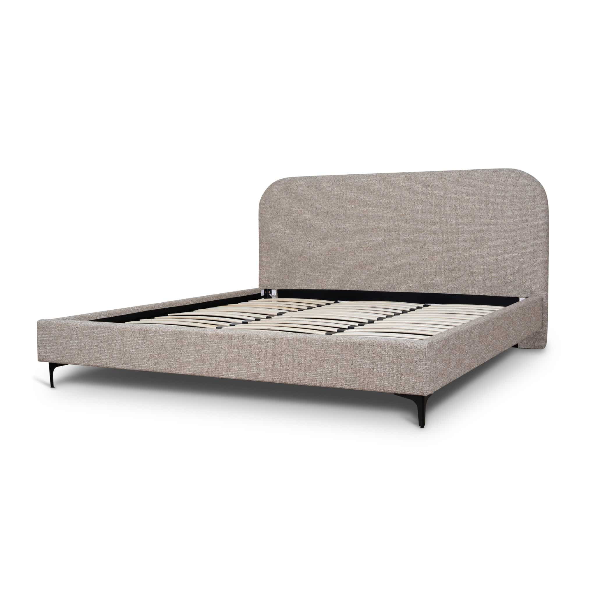 King Bed Frame – Stonish Beige