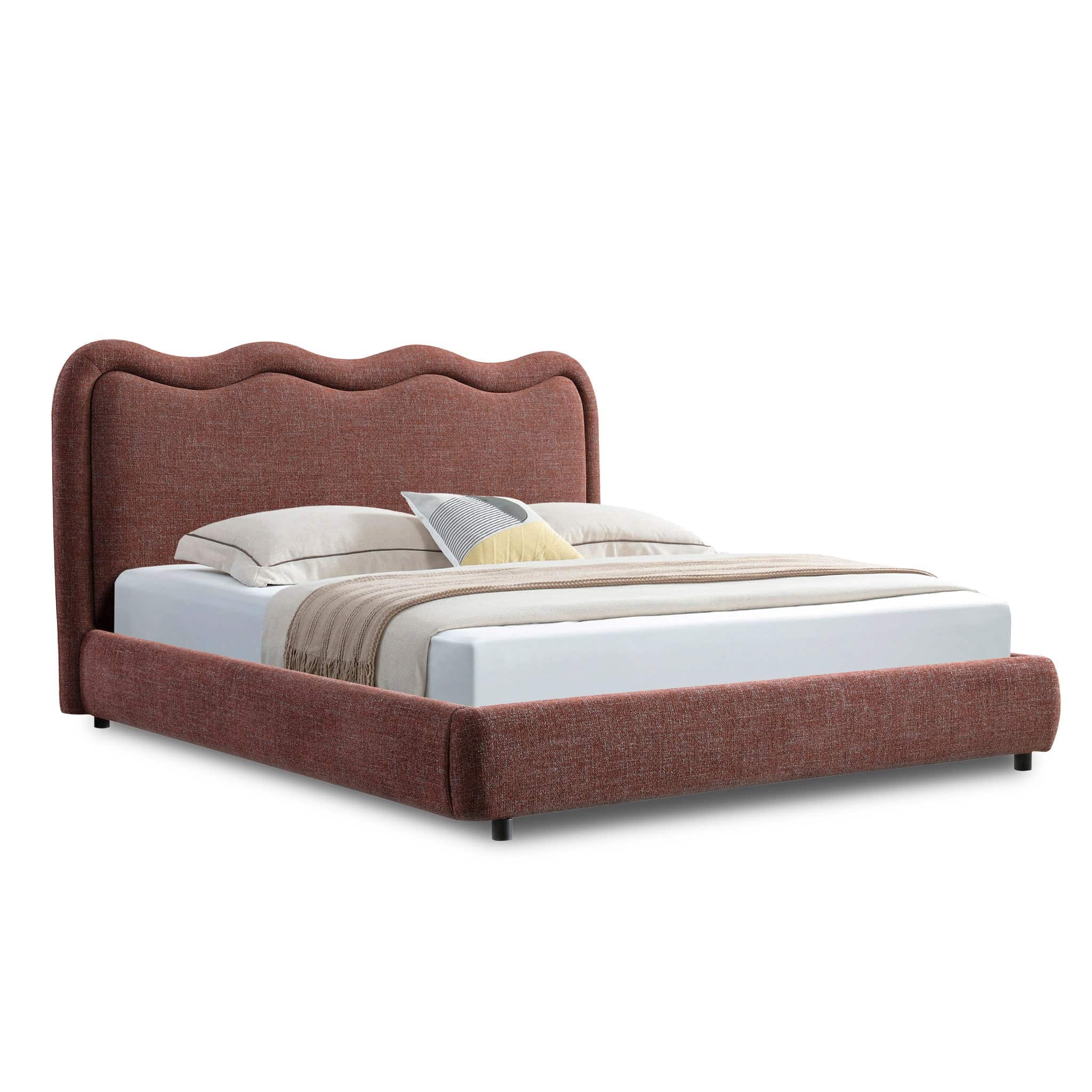 King Bed – Moss Brown