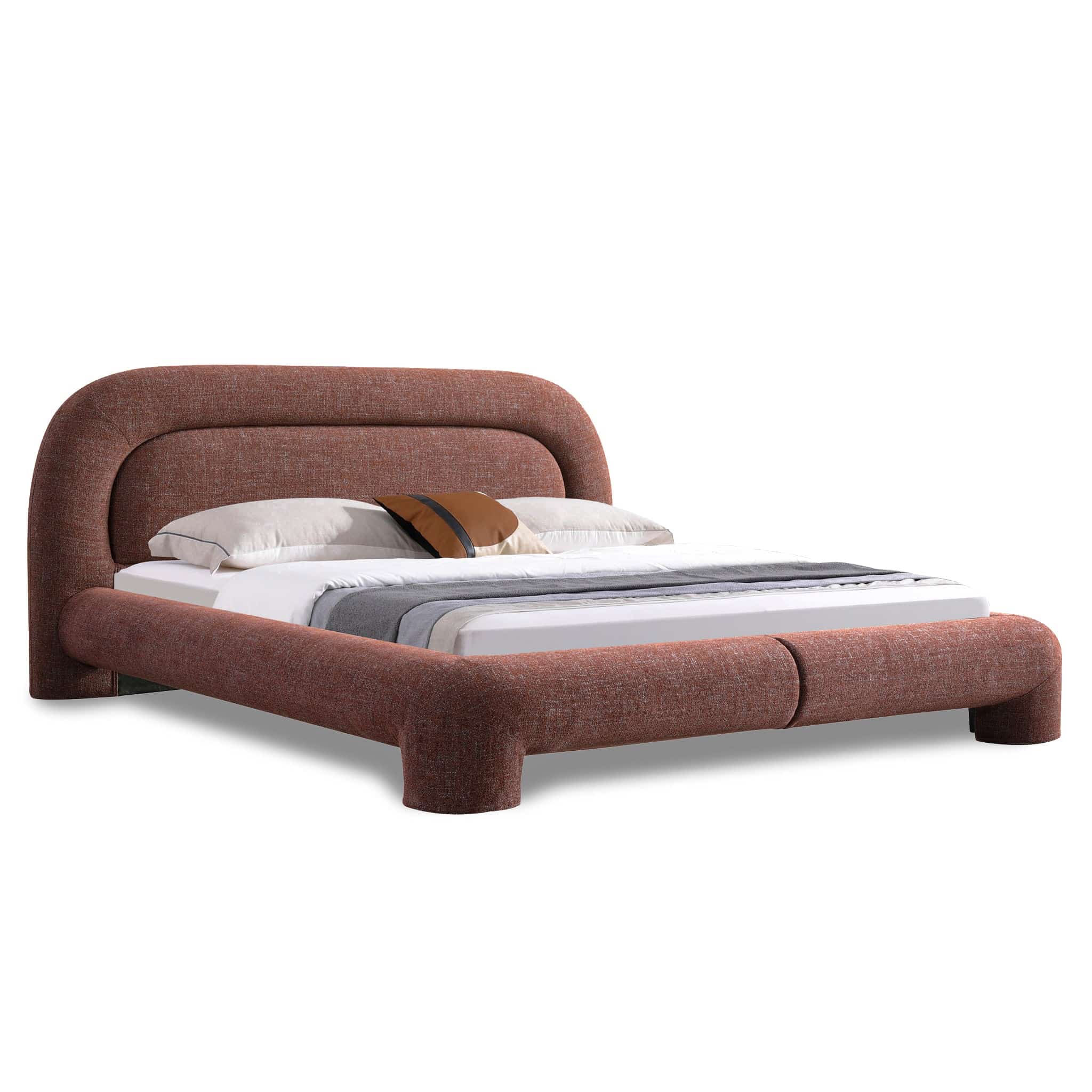 Queen Bed – Moss Brown
