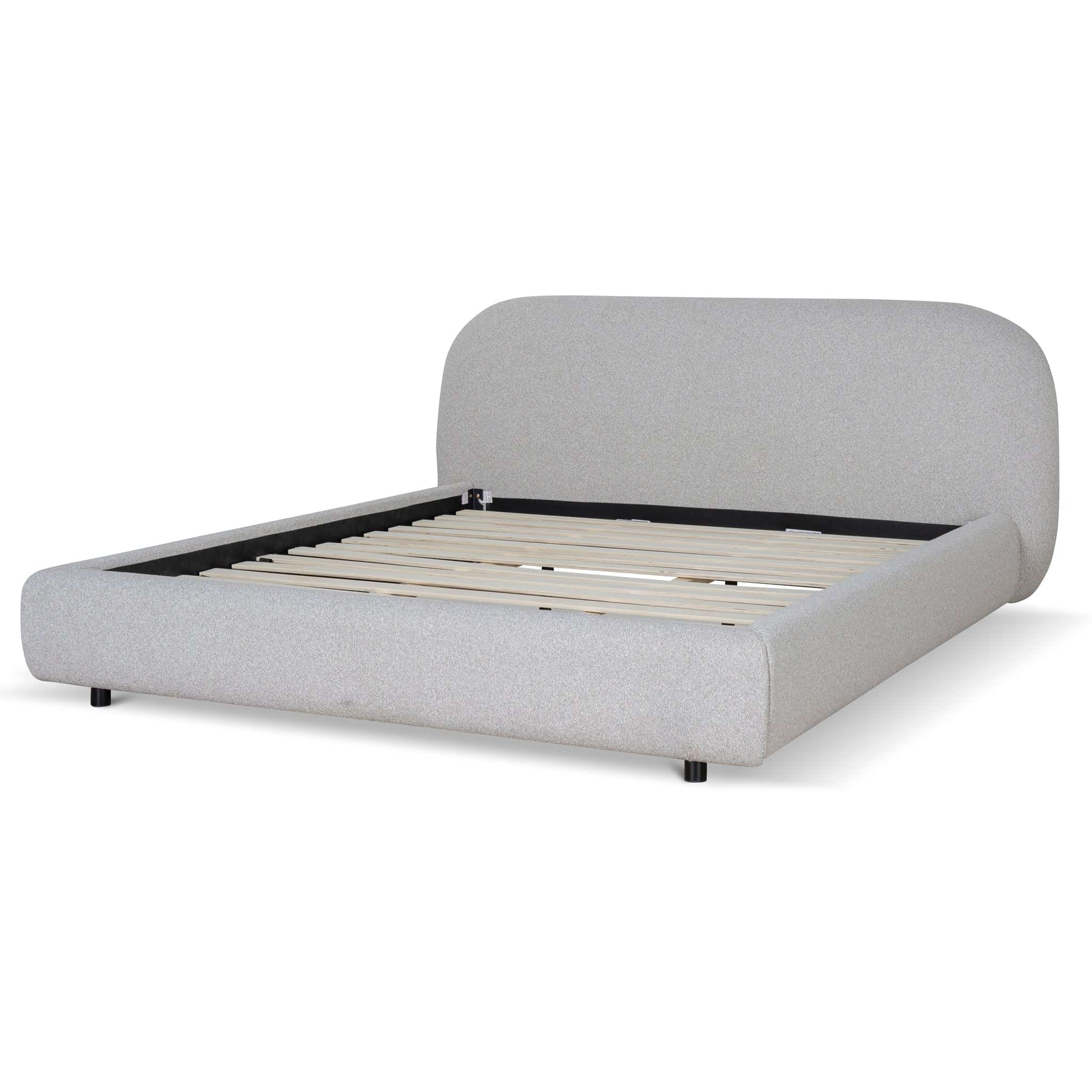 Queen Bed Frame – Clay Grey (190cm (W) x 240cm (D) x 100cm (H))