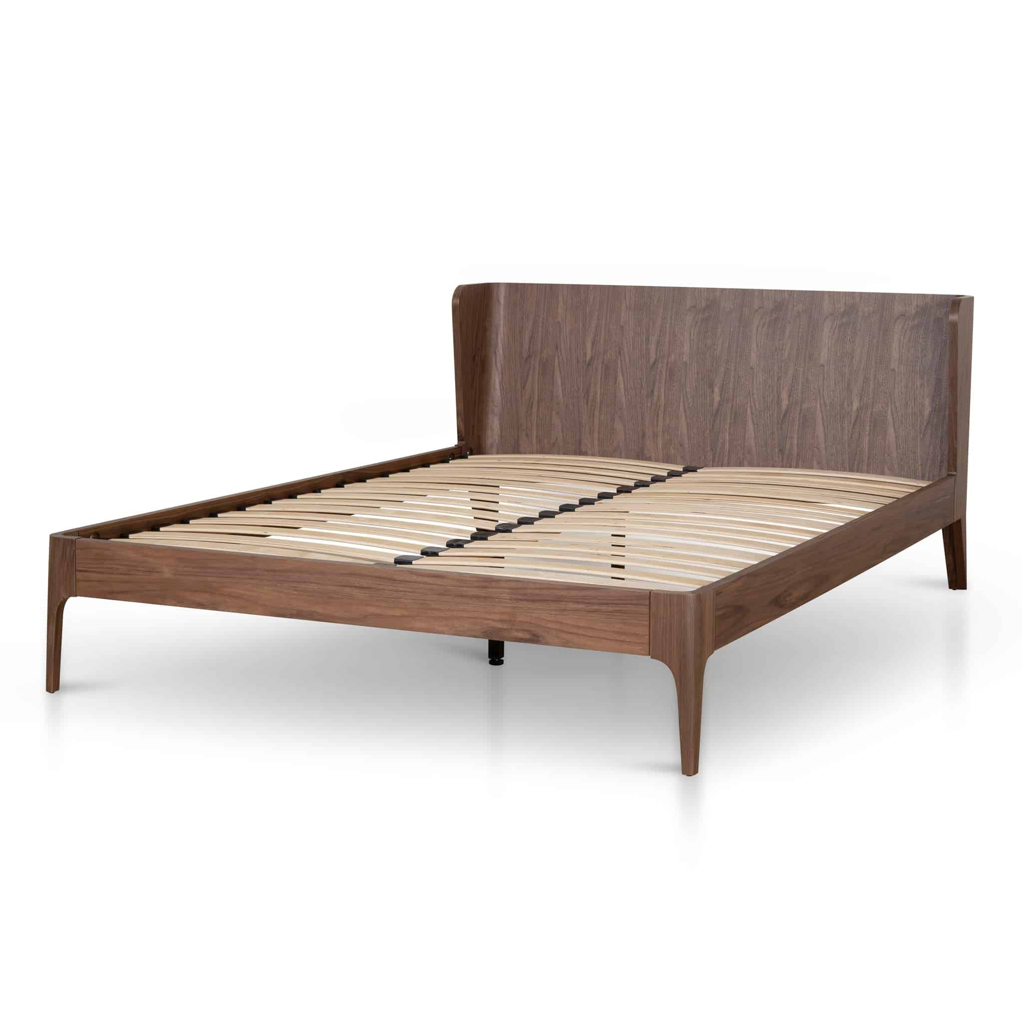 Queen Bed Frame – Walnut