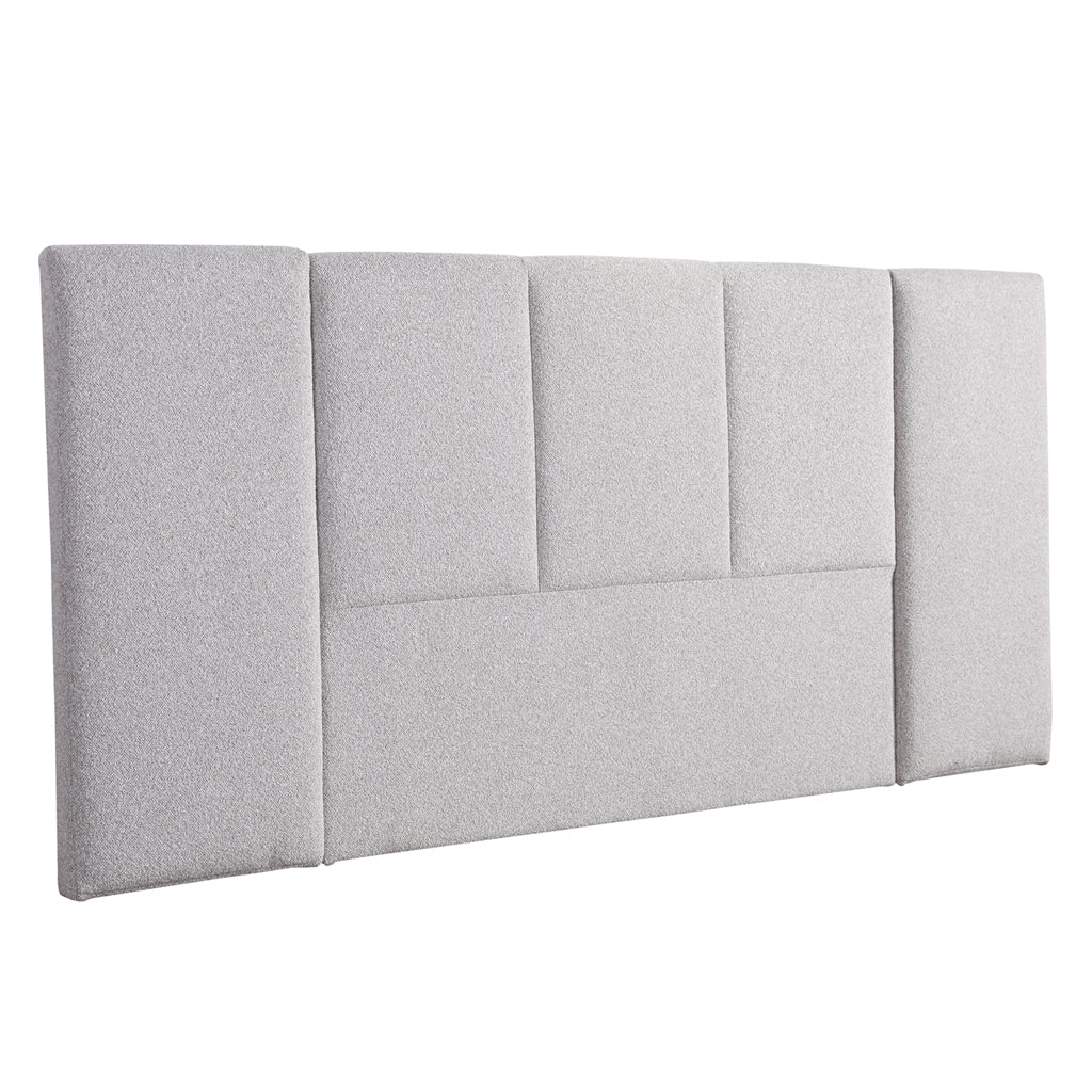 King Bedhead – Clay Grey (279cm (W) x 11cm (D) x 120cm (H))