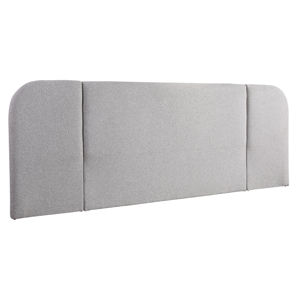 King Bedhead – Clay Grey (301cm (W) x 9cm (D) x 109cm (H))