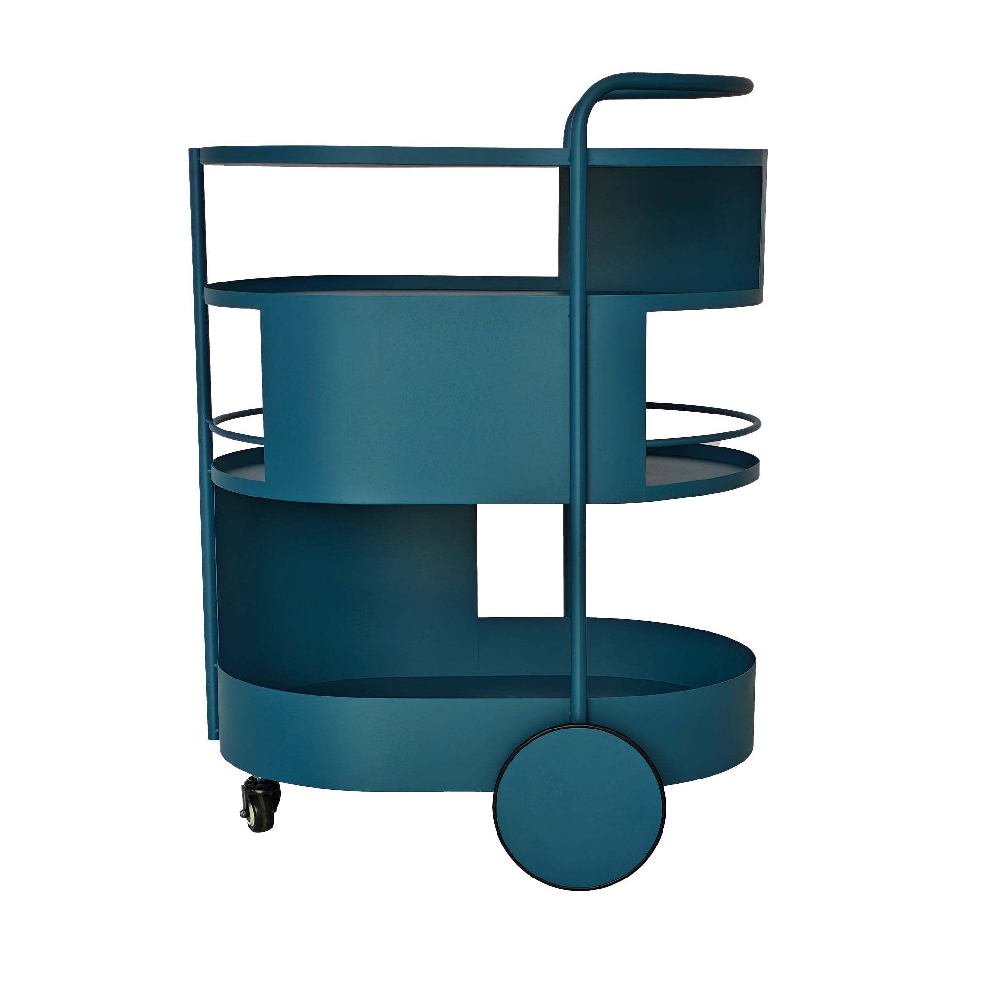 63cm Bar Cart – Navy Blue