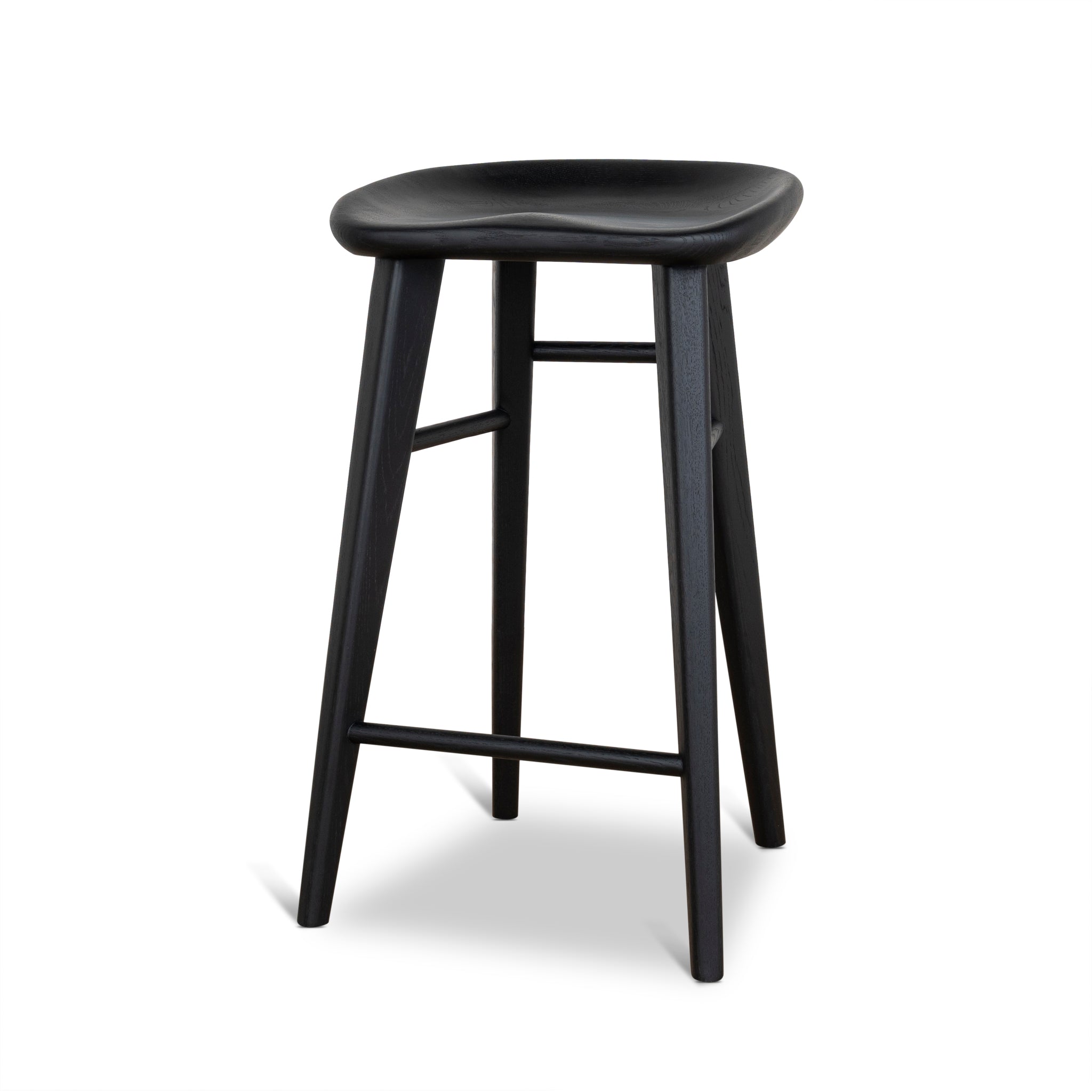67.5cm Bar Stool – Full Black