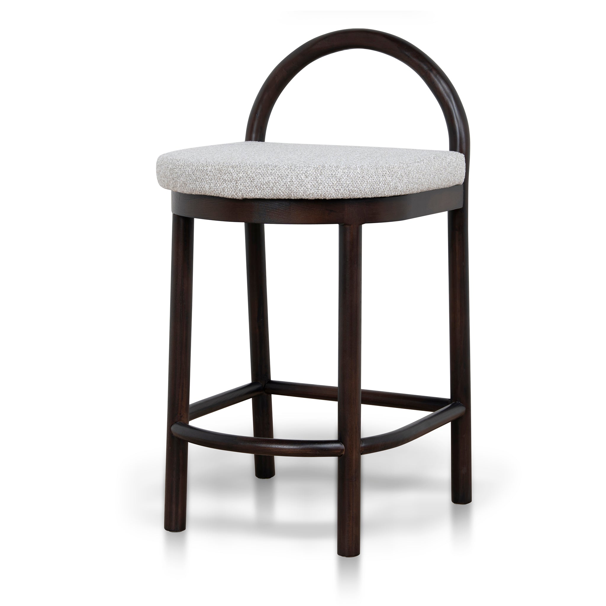 66cm Brown Bar Stool – Clay Grey