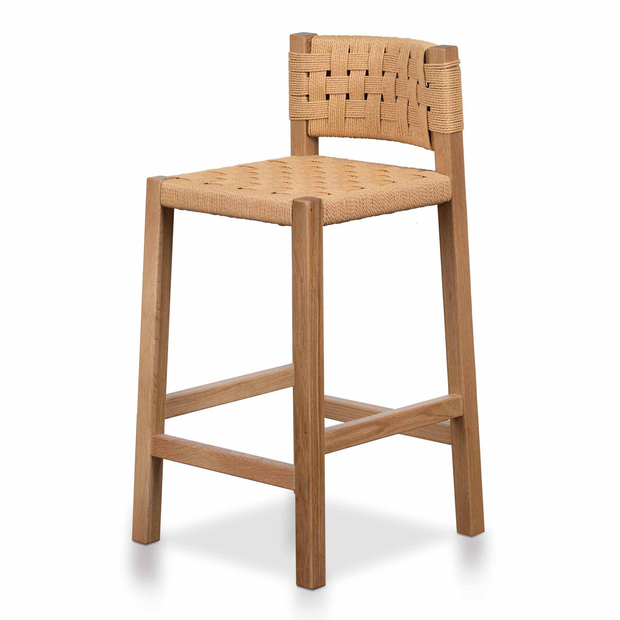 Rattan Bar Stool – Natural