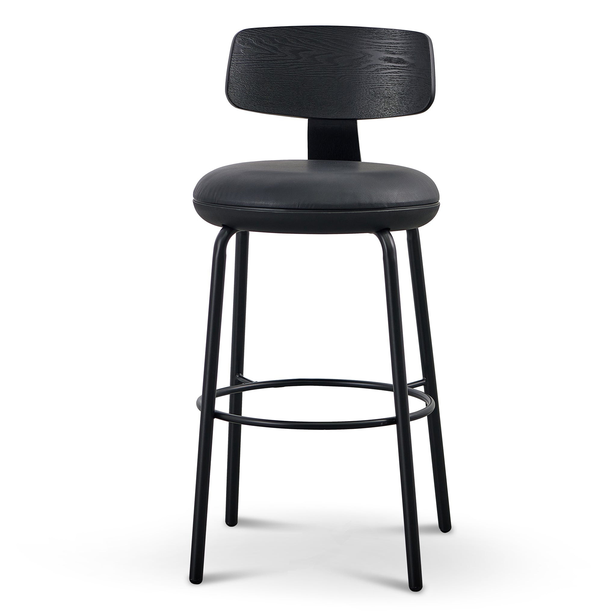 75cm Bar Stool – Full Black