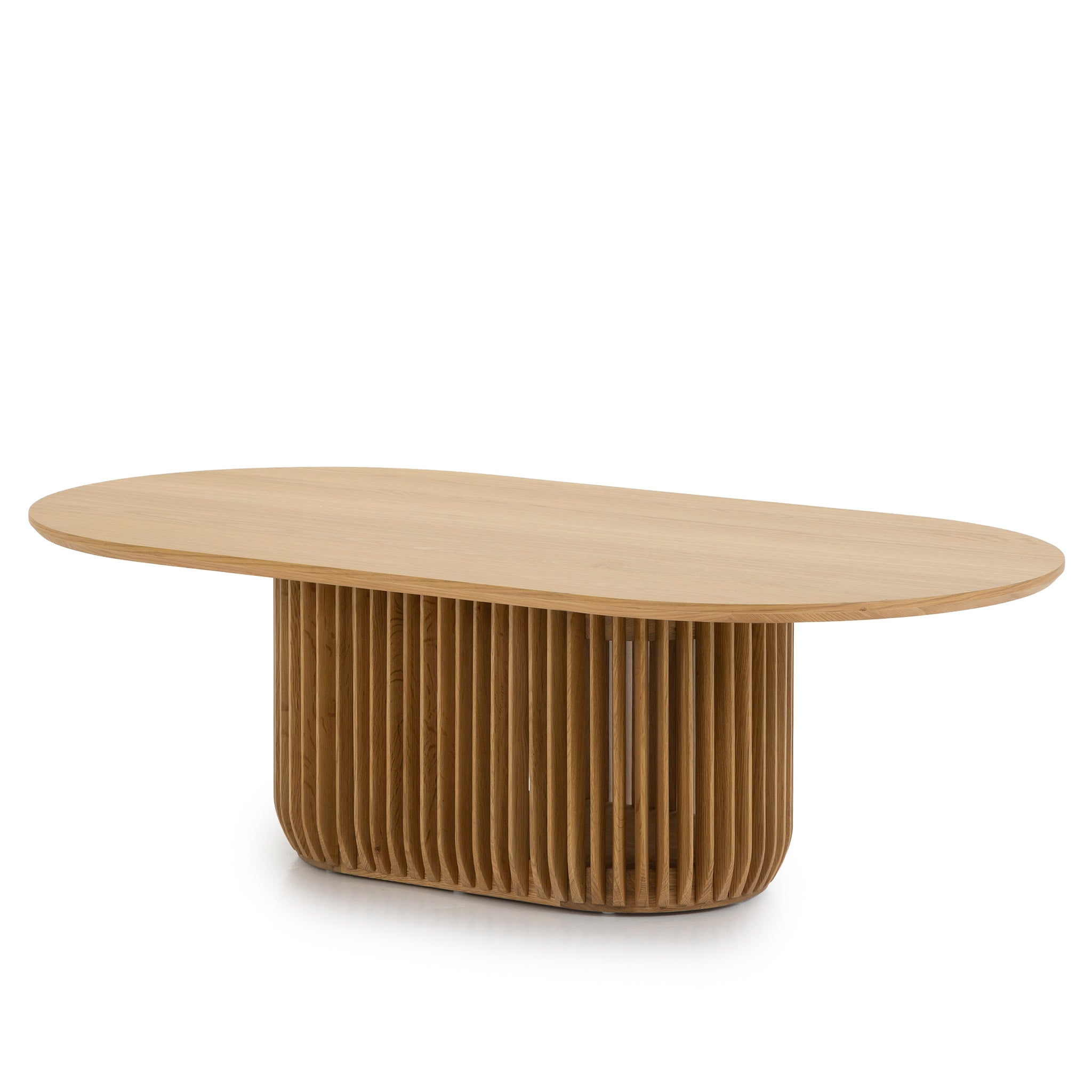 1.3m Oval Coffee Table – Natural