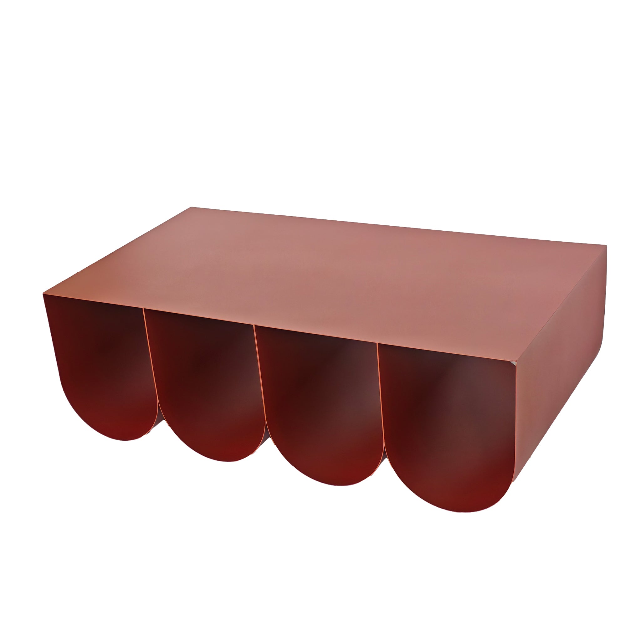 1.1cm Coffee Table – Burgundy Red