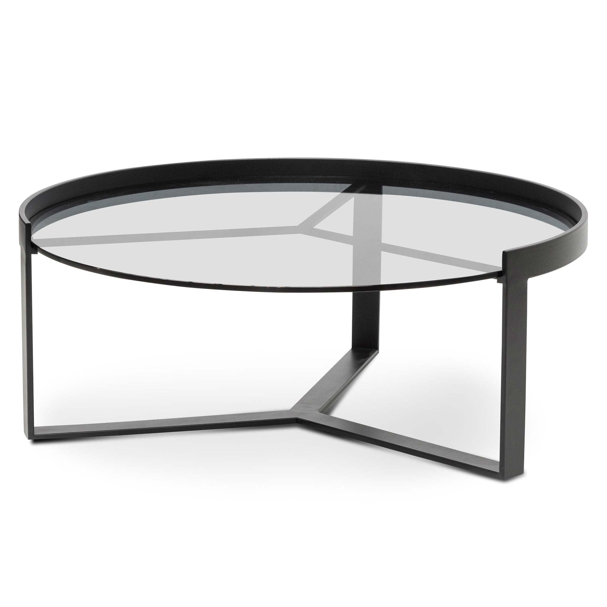 90cm Glass Coffee Table – Large
