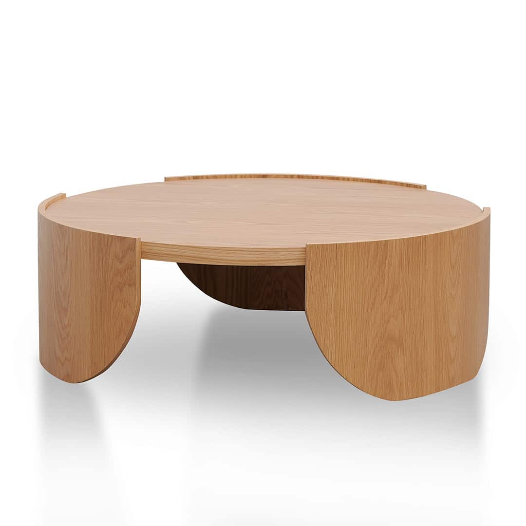 1.1m Round Coffee Table – Natural