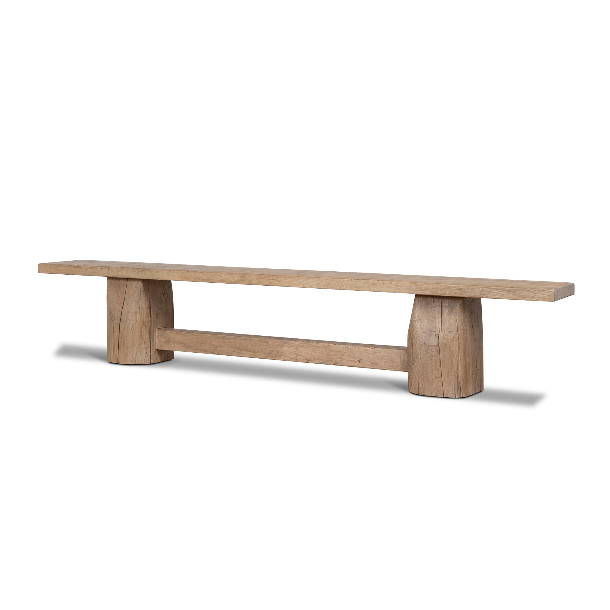 2.5m Elm Bench – Natural