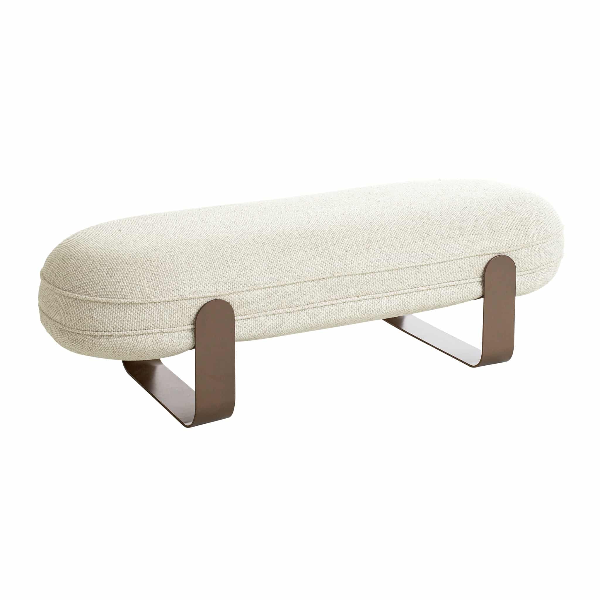 1.5m Long Bench – Soft Ivory