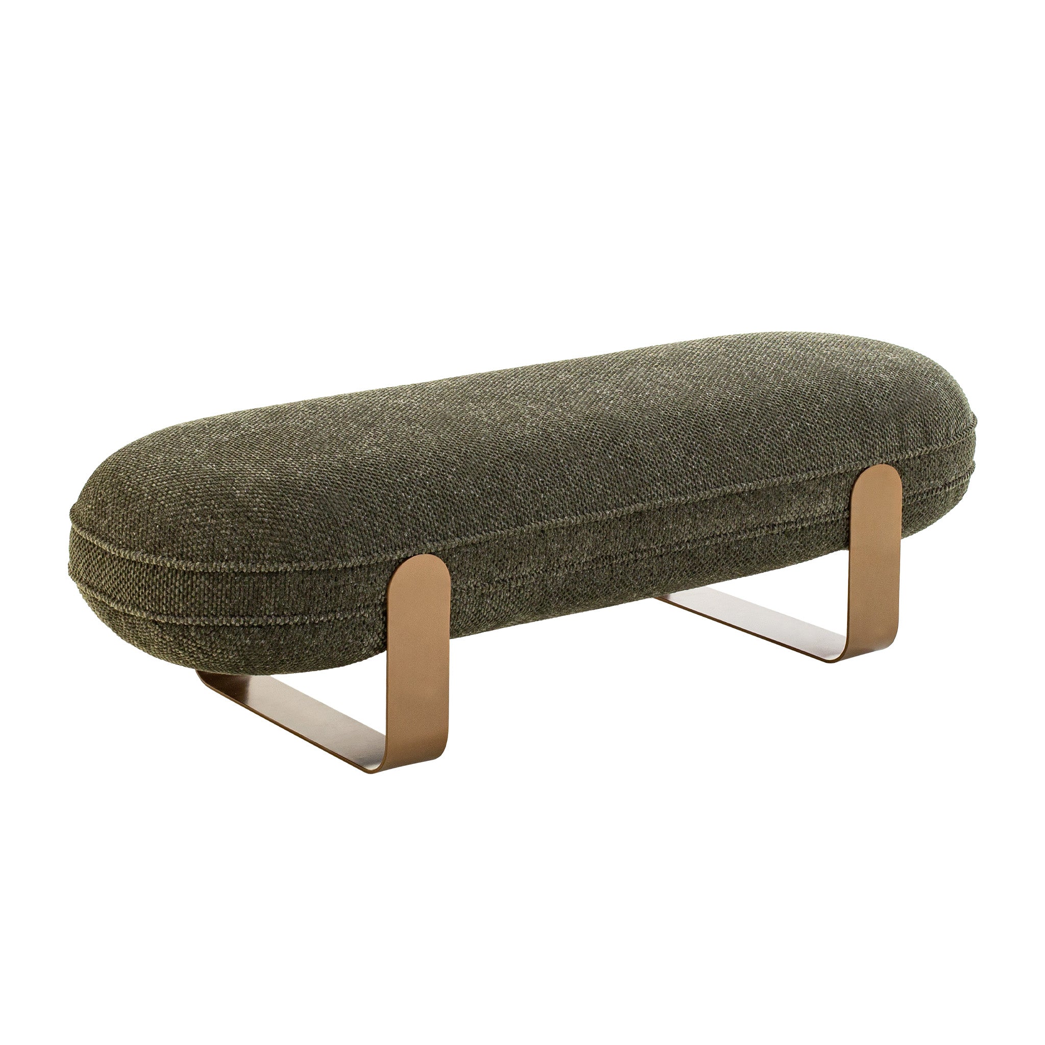 1.5m Long Bench – Woven Green