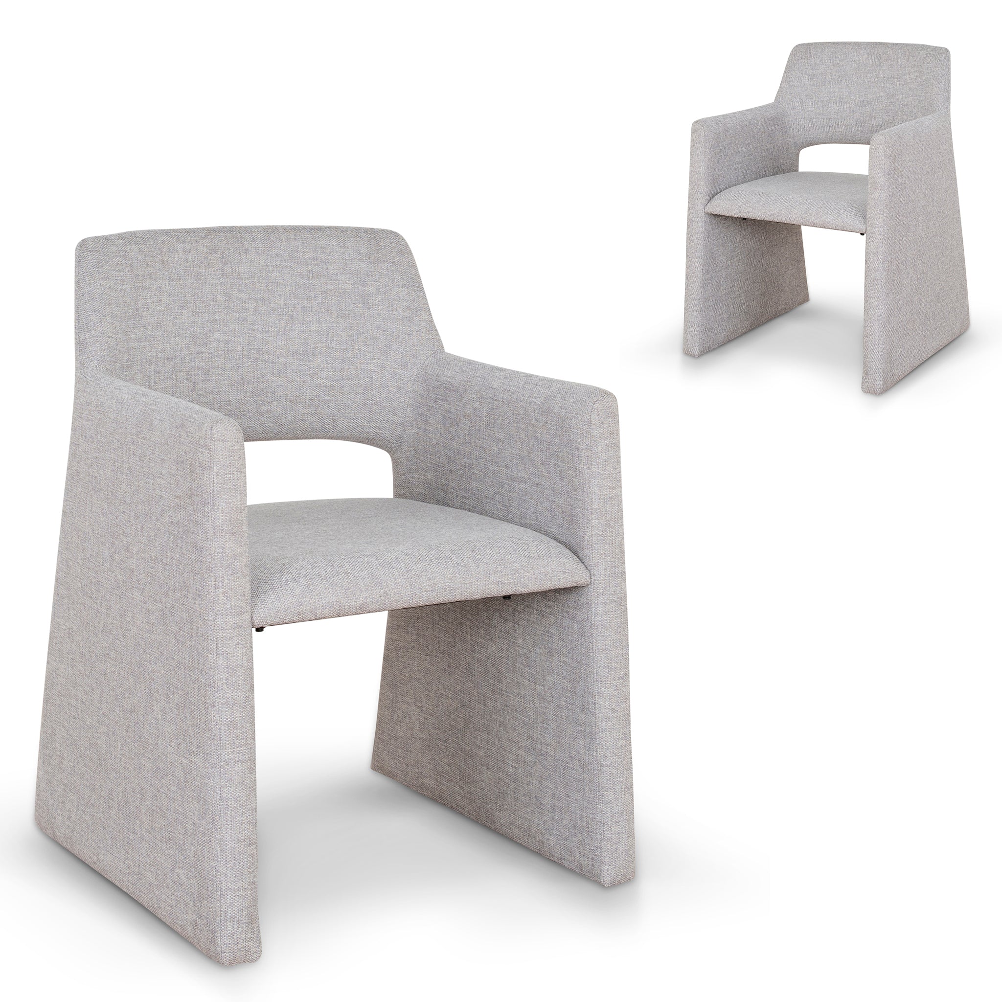 Fabric Dining Chair – Spec Cloud Grey (Set of 2)