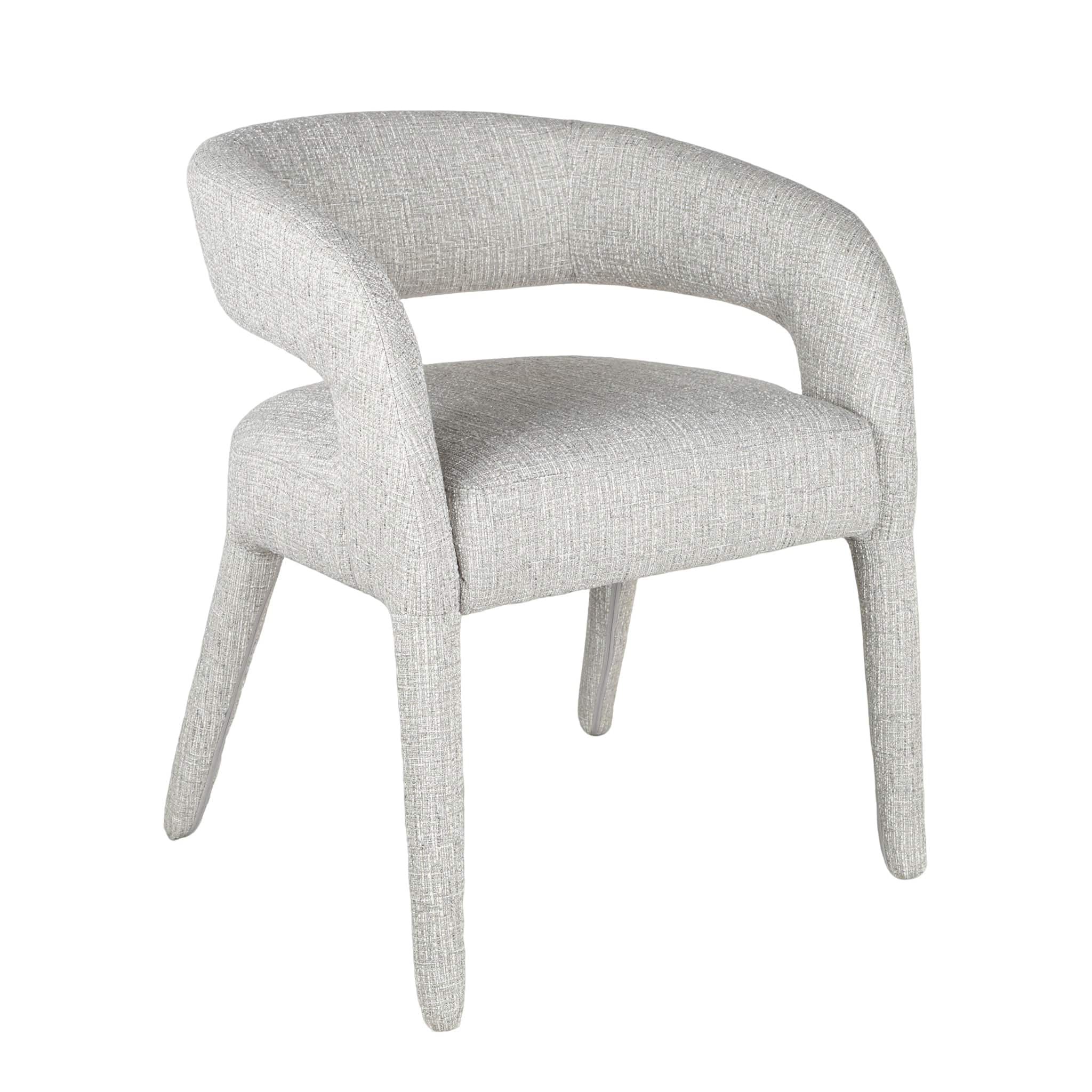 Dining Chair – Chrome Grey