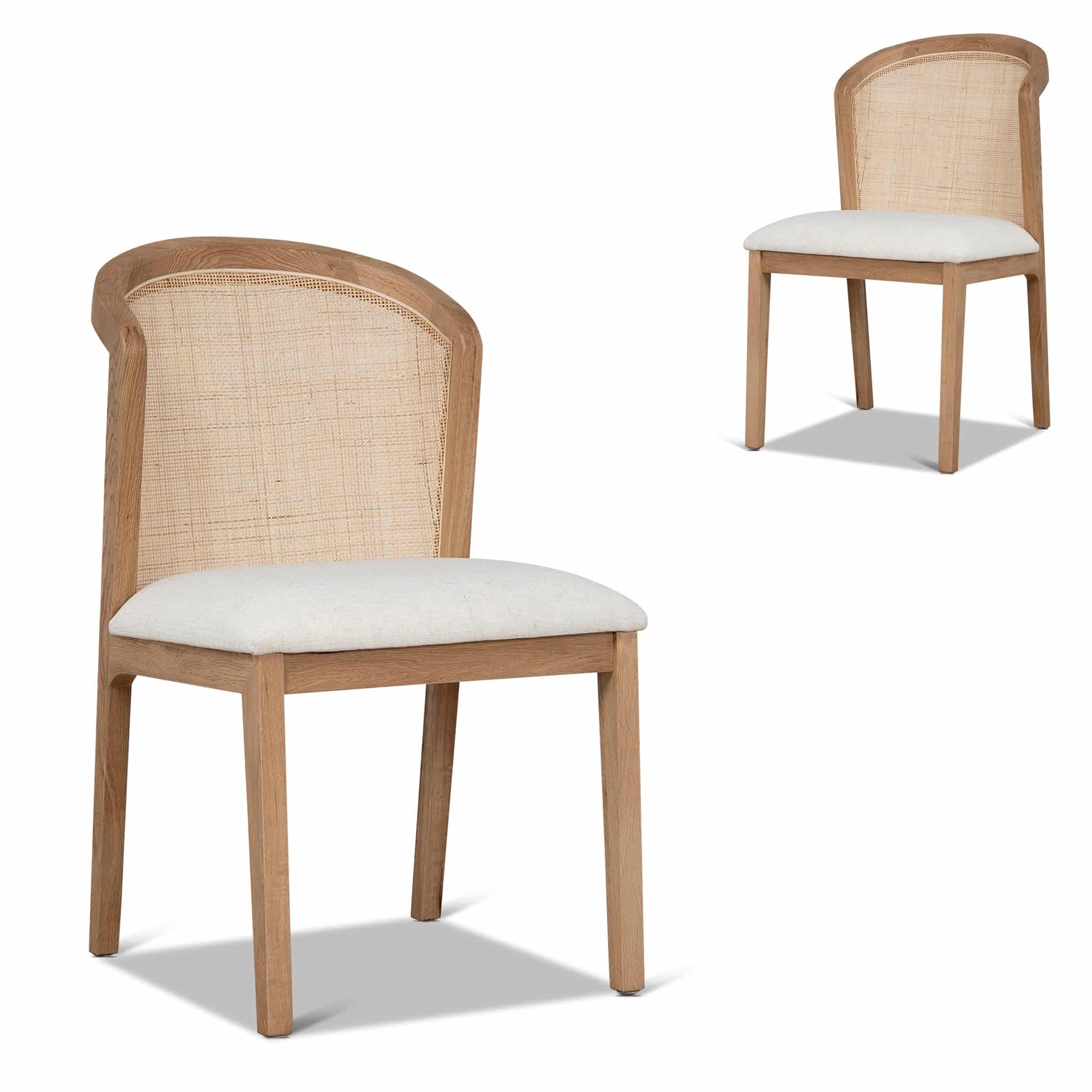 Fabric Dining Chair – Dawn Beige (Set of 2)