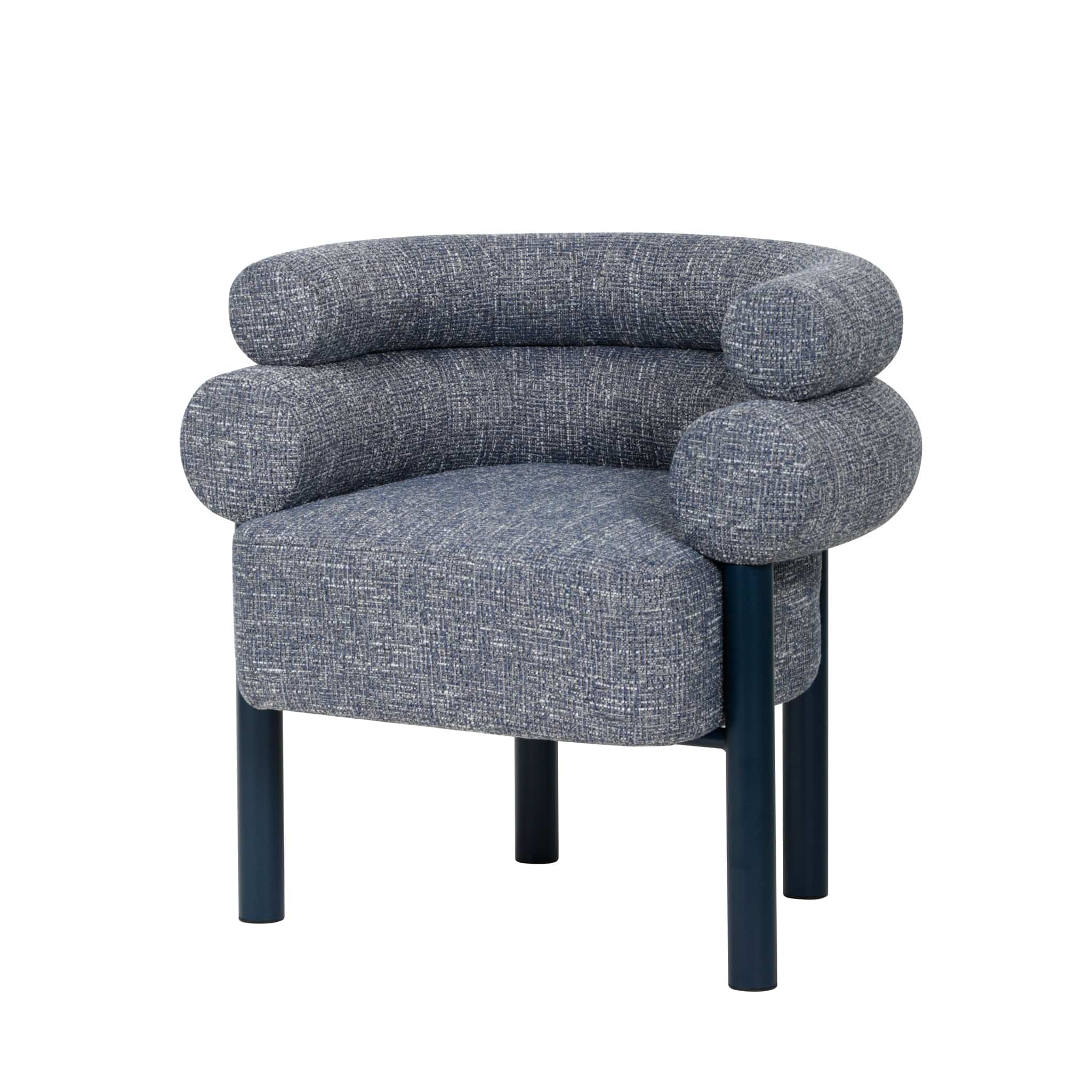 Navy Armchair – Prussian Blue
