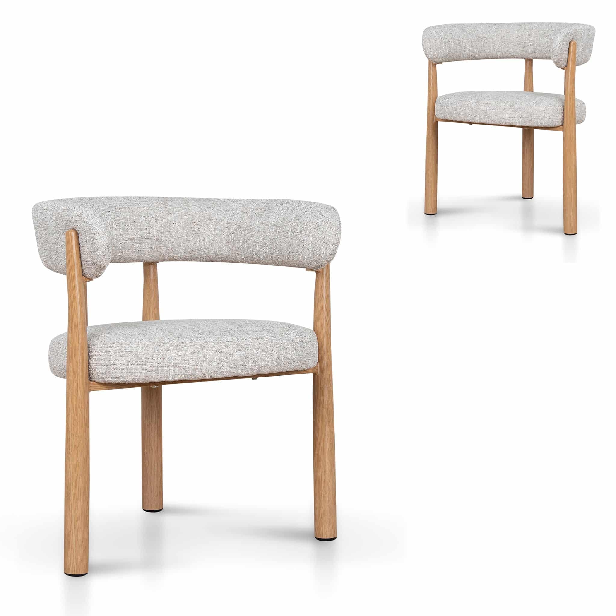 Natural Dining Chair – Kalunfu Beige (Set of 2)