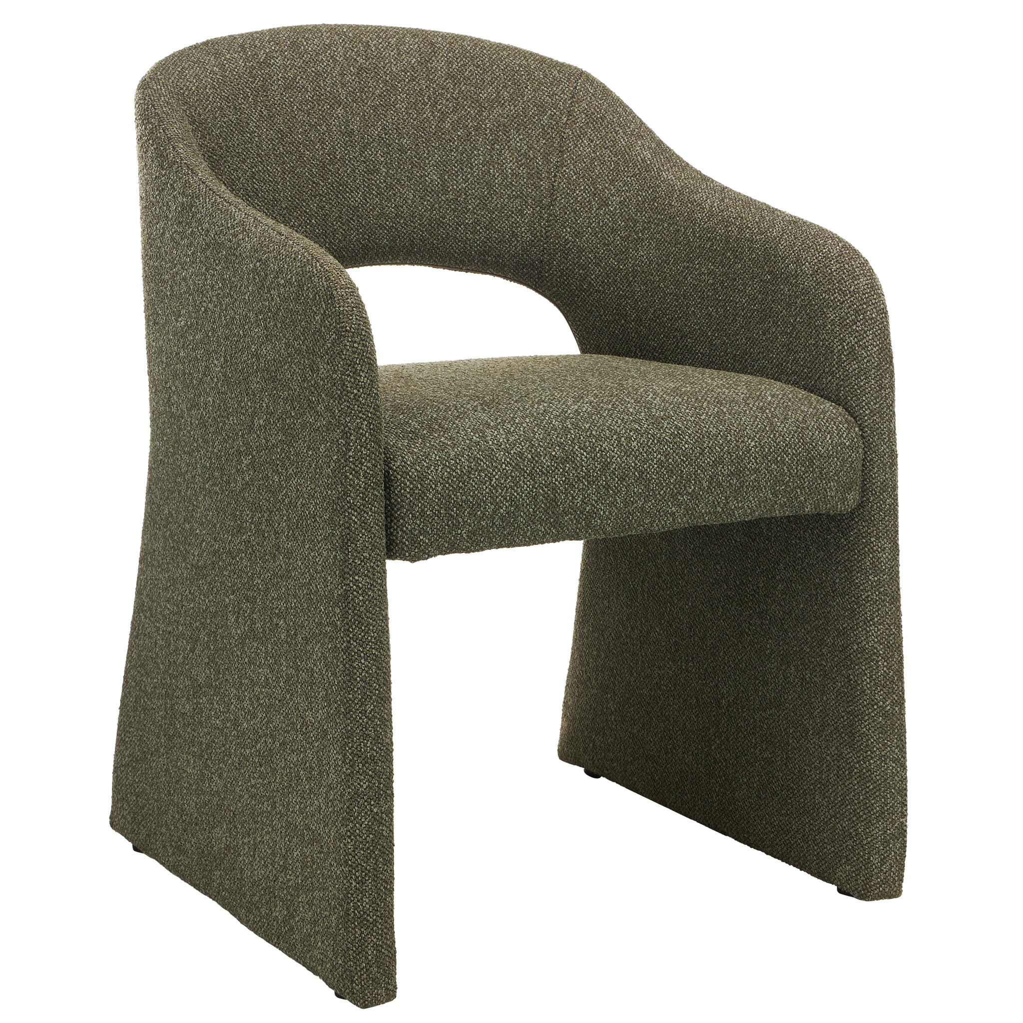Fabric Dining Chair – Twill Green (Set of 2)