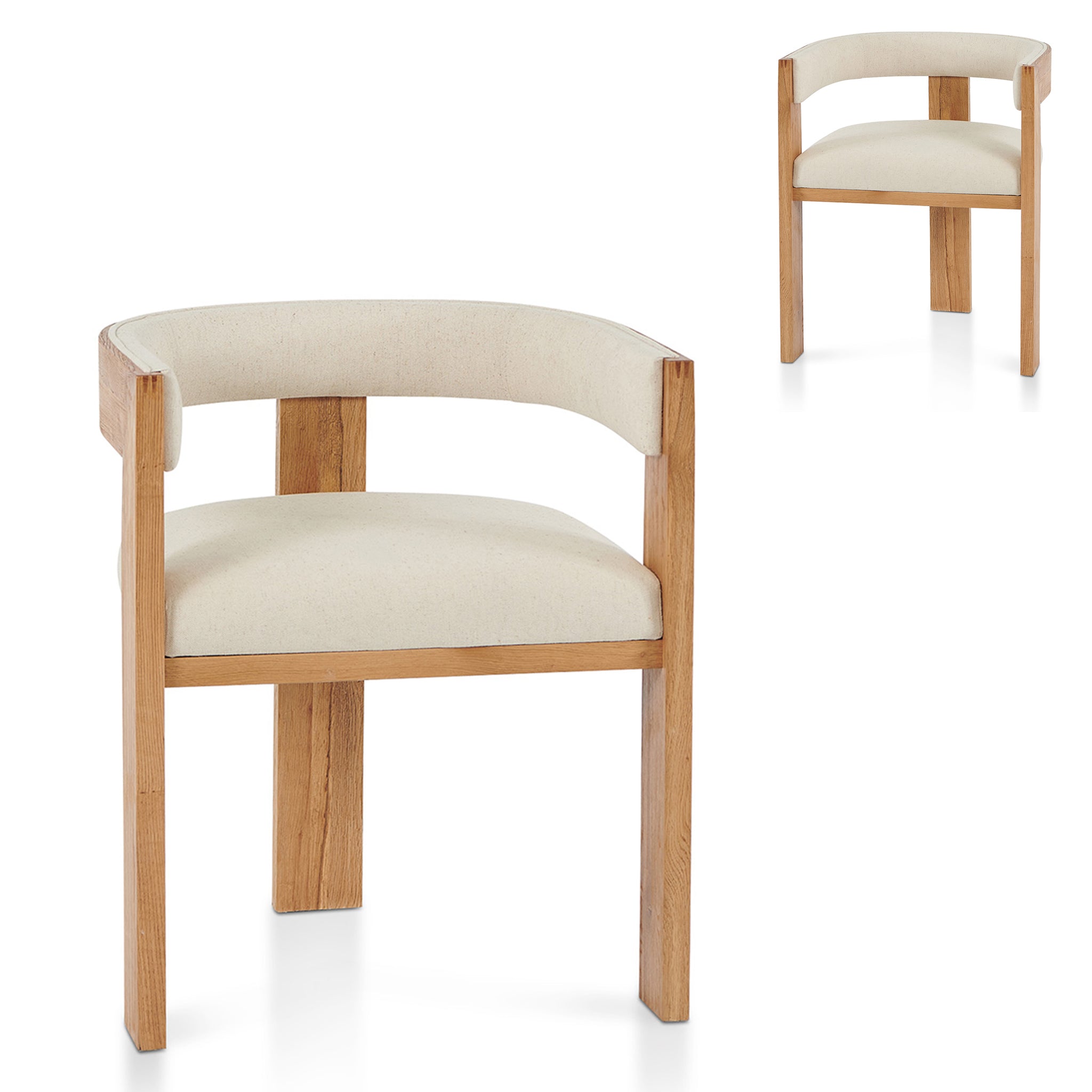 Dining Chair – Dawn Beige (Set of 2) (58cm (W) x 56.5cm (D) x 70cm (H))